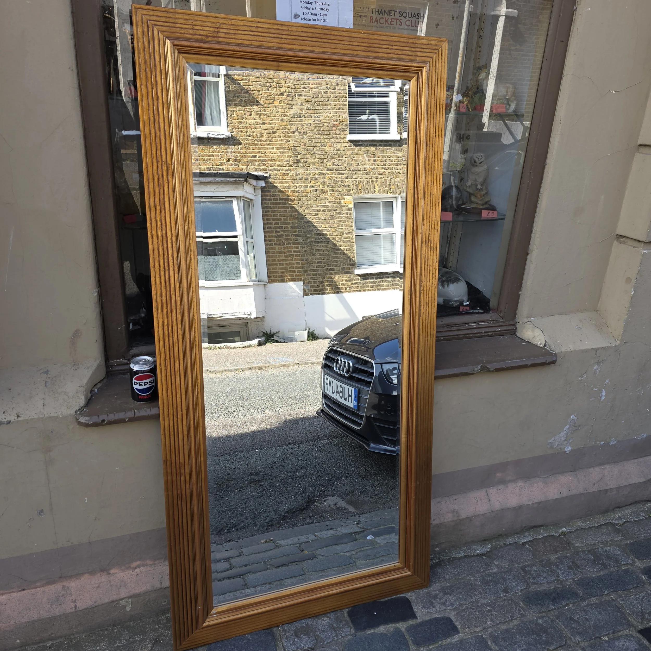 £145 - gold mirror -  170 cm by 83cm