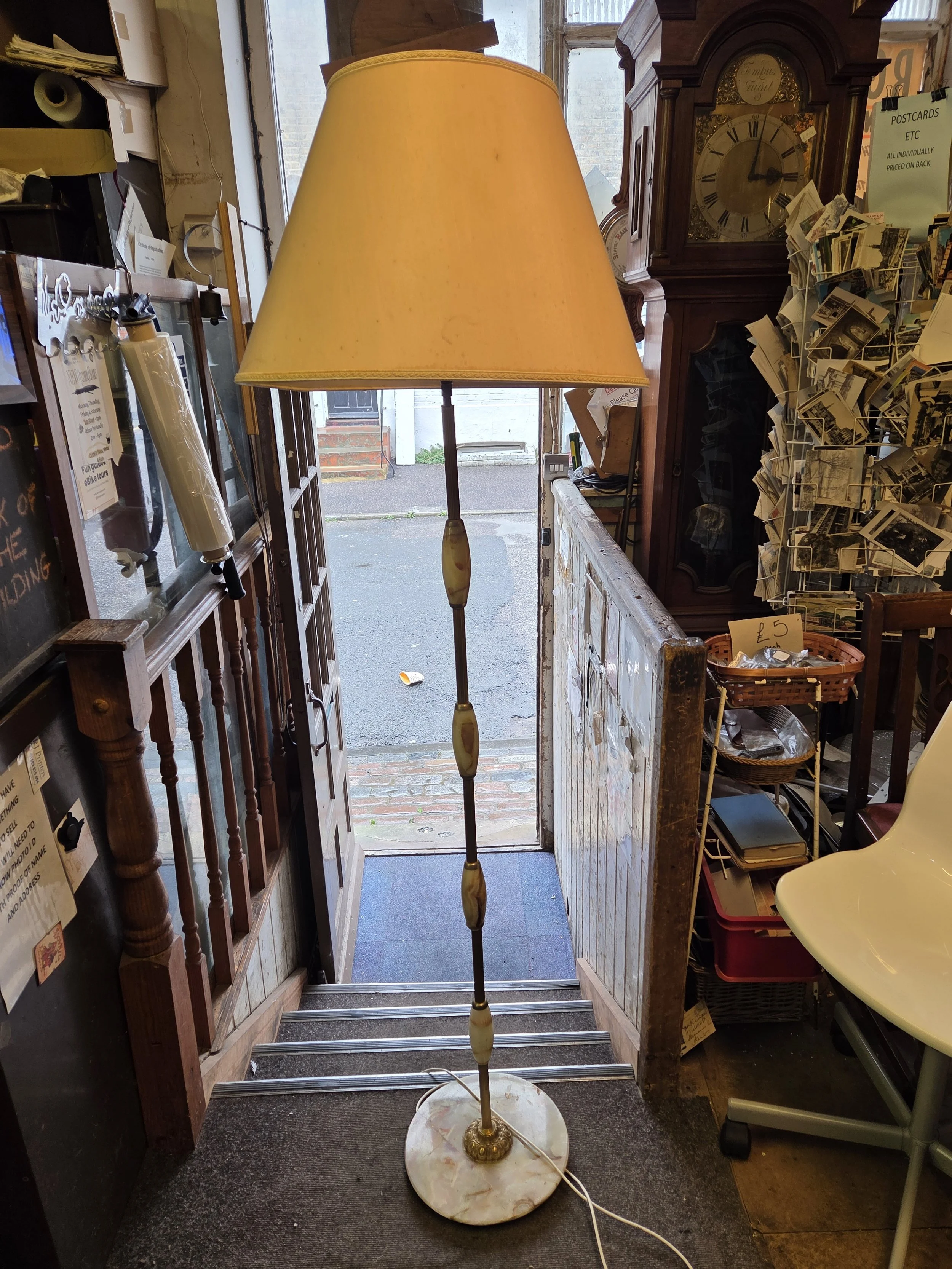 £65 - onyx standard lamp