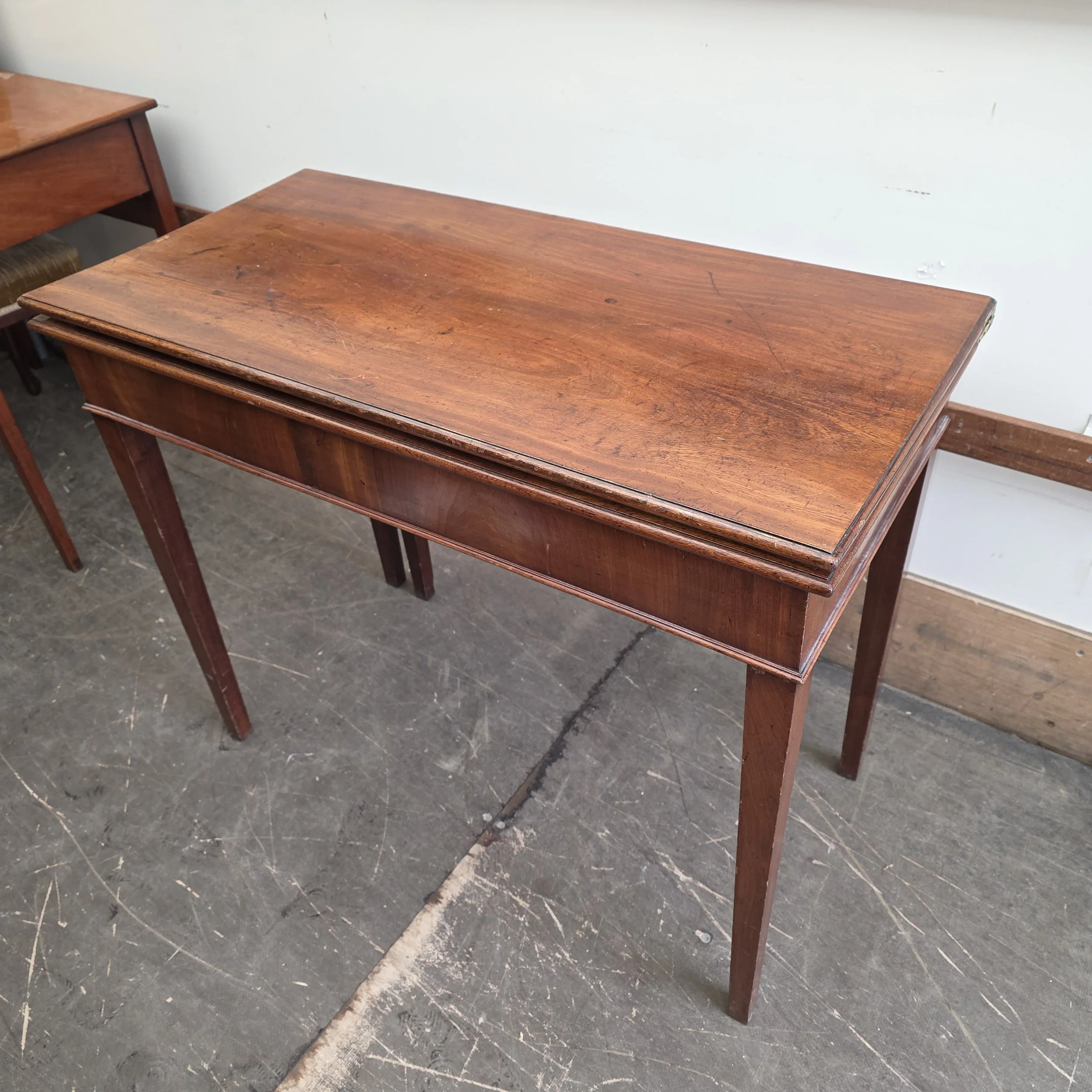 £95 - tea table folding - 90cm open 45cm closed 91cm wide 73cm high