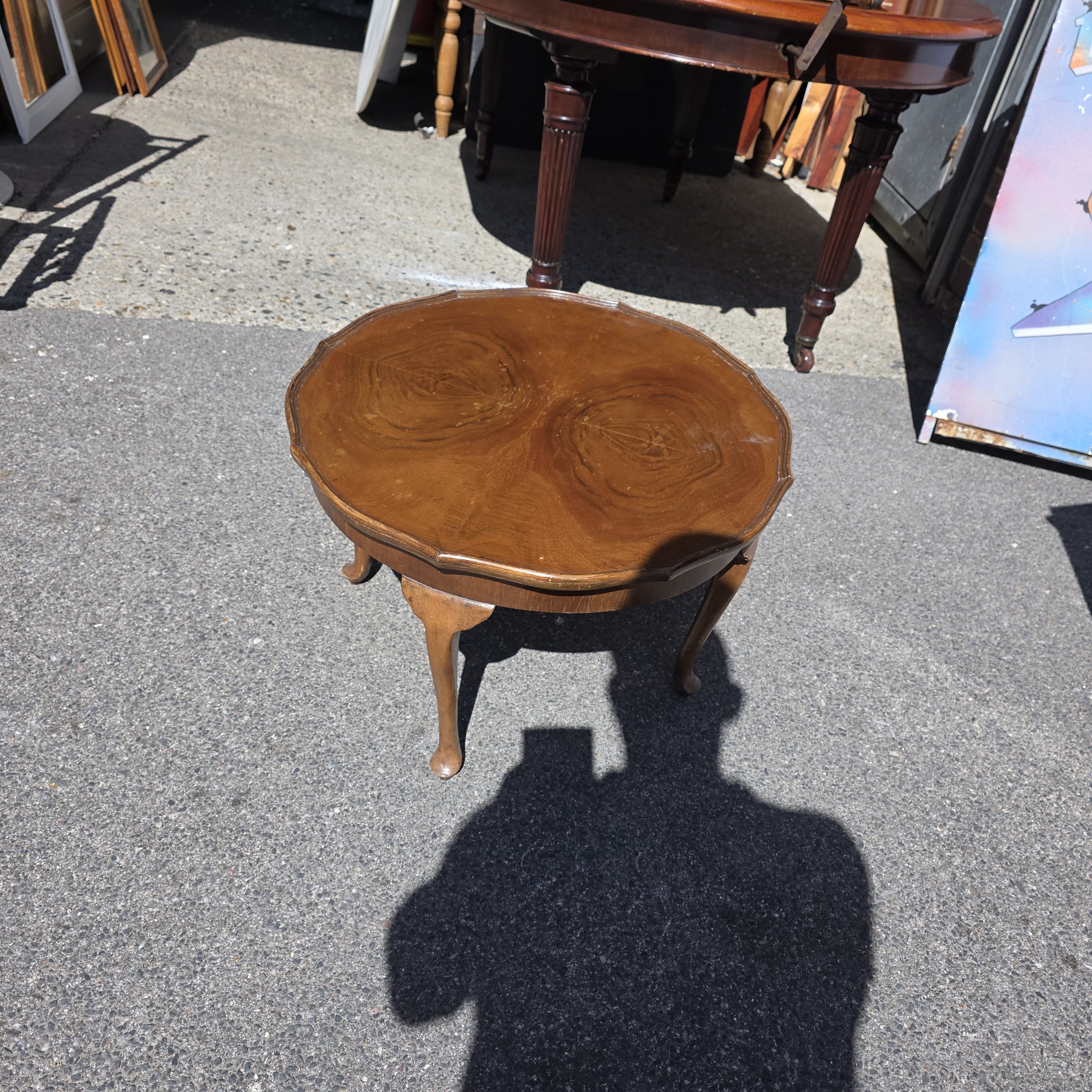 £35 - coffee table  - 61cm across 40cm high