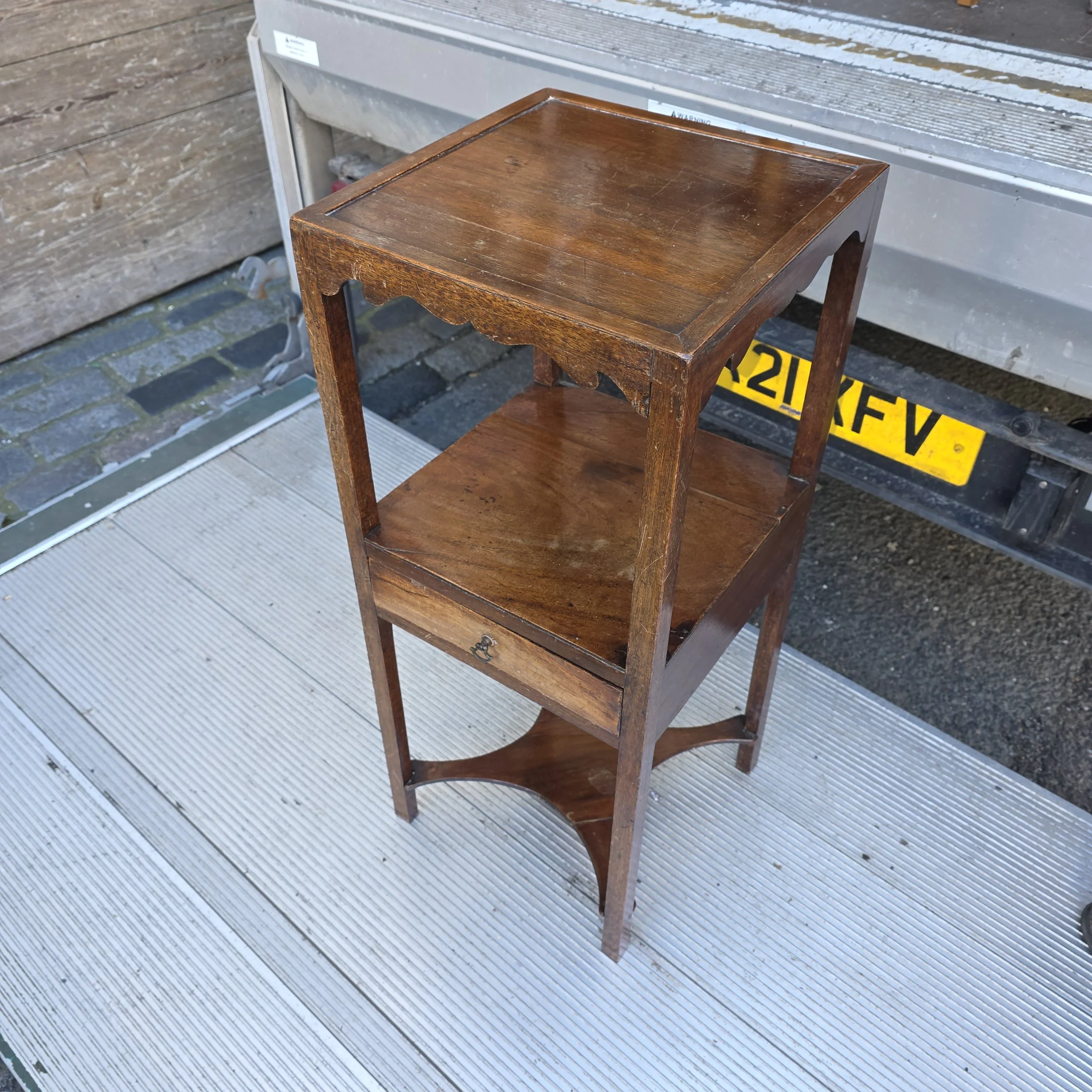 £48 - night stand 33cm across 79cm high