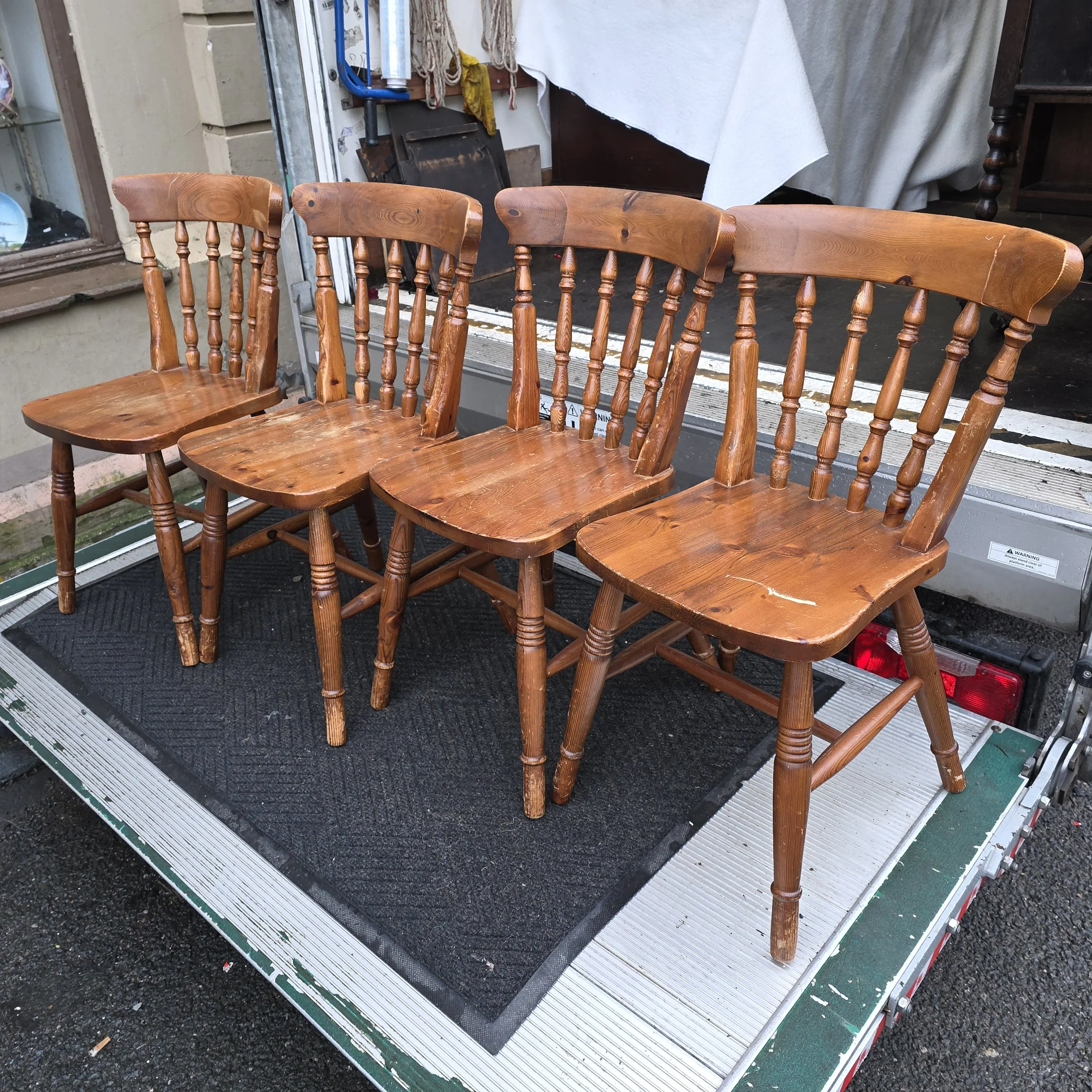 £15 each - kitchen pine chairs