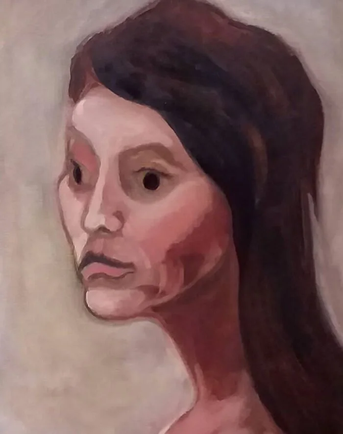 Day Dreamimg Woman. Oil on canvas. Alla prima (135 minutes from model.) 2018.