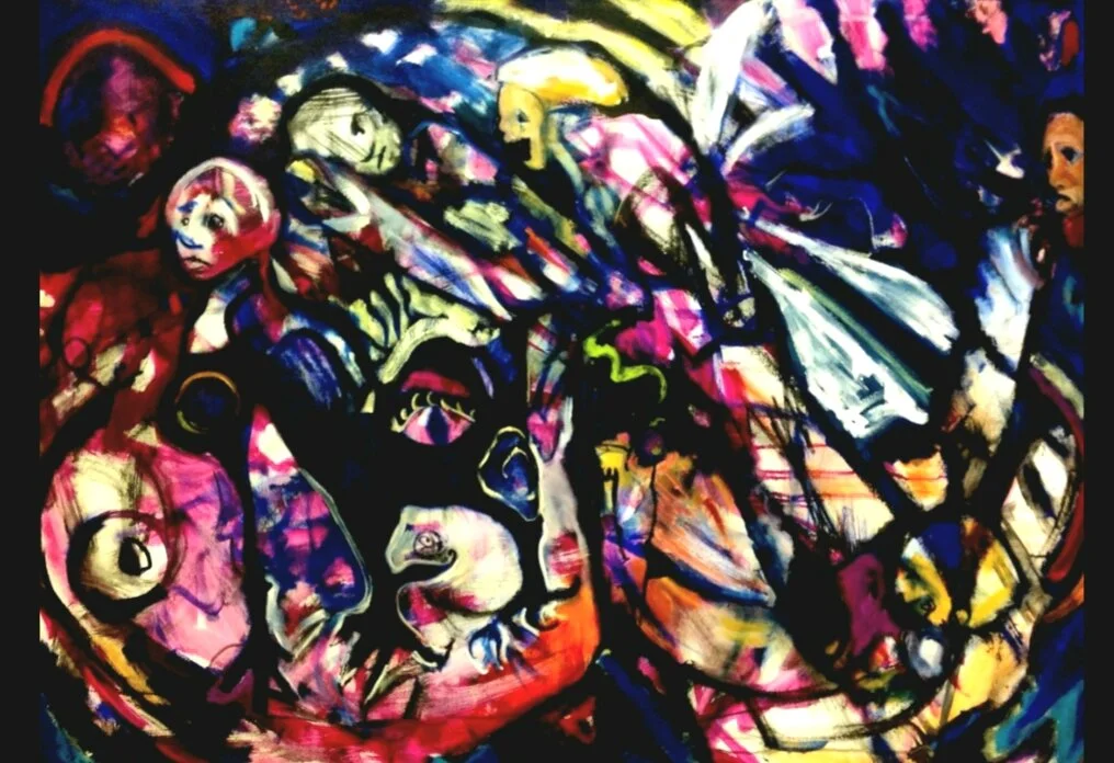 Yell. Oil on canvas. 36"x48." 2014.
