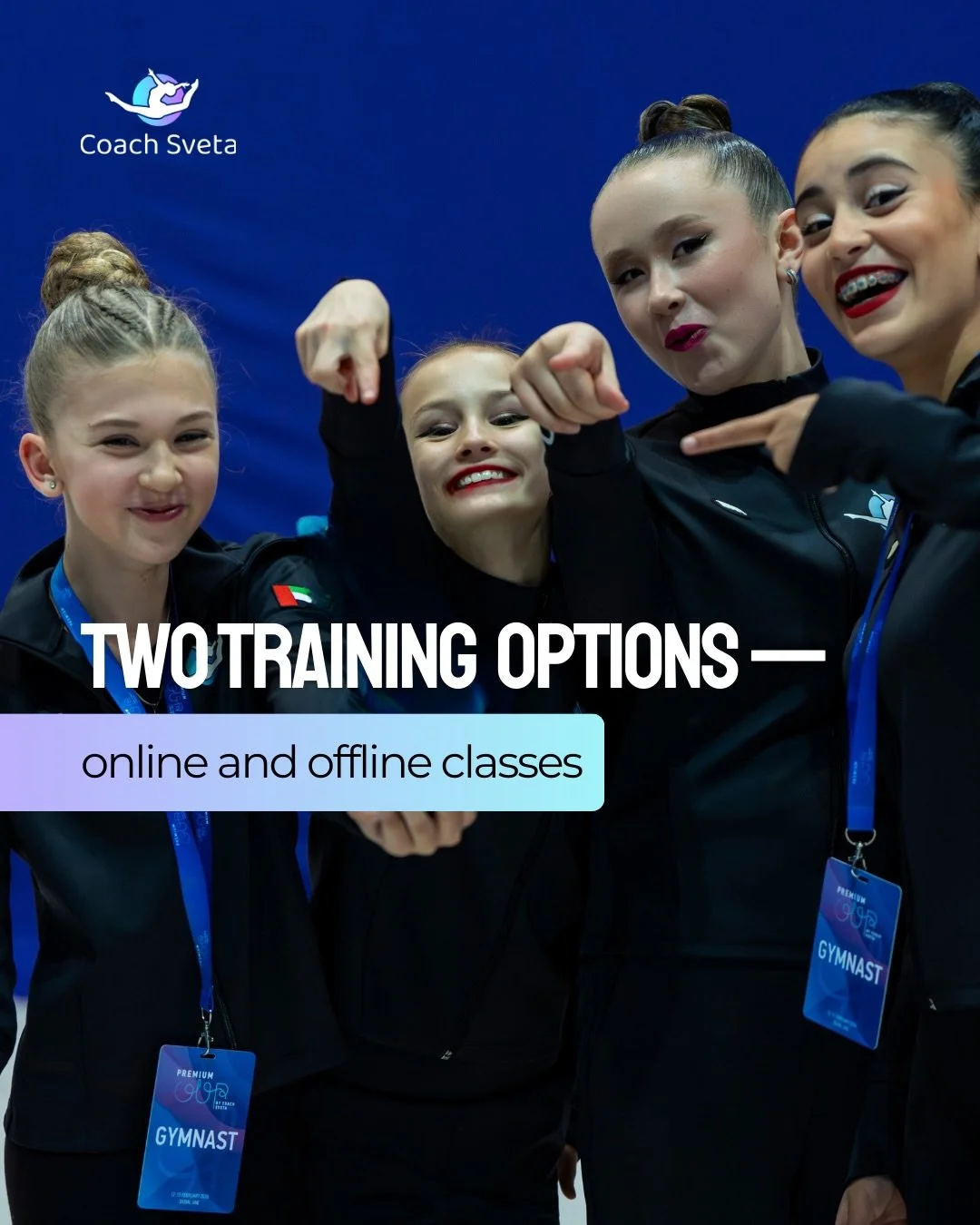 We offer two training options &mdash; everything for your comfort and safety💜

In the gym &ndash; live sessions with our coaches.
Online &ndash; train from home with the same care and quality.

Our offline classes starting tomorrow Wednesday, 11th M