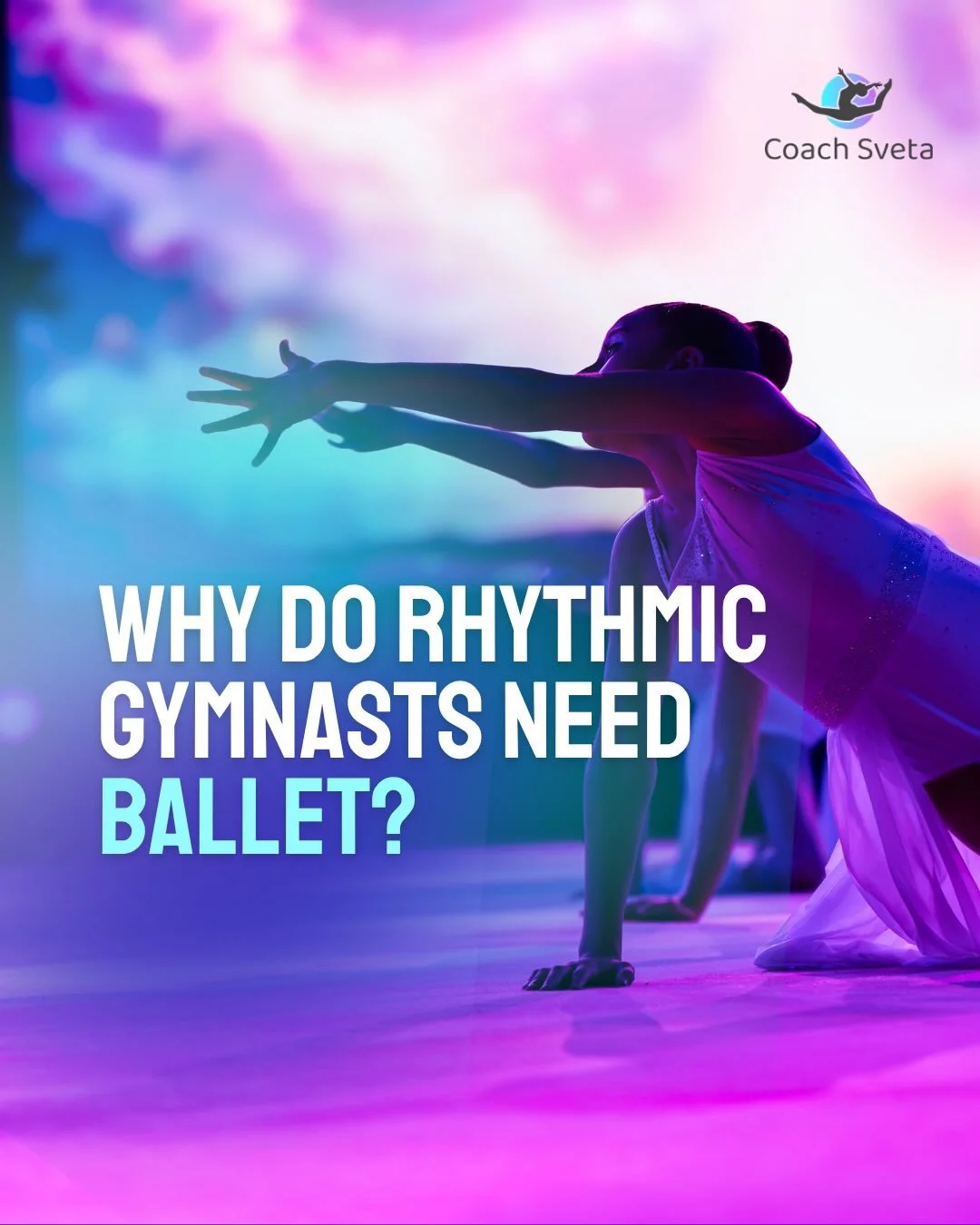 She came for gymnastics. 
Why is she doing ballet? &mdash; a fair question. 🩰

Because the difference between a routine that scores and a routine that doesn&rsquo;t is almost never the difficulty. It&rsquo;s the quality of the movement between the d