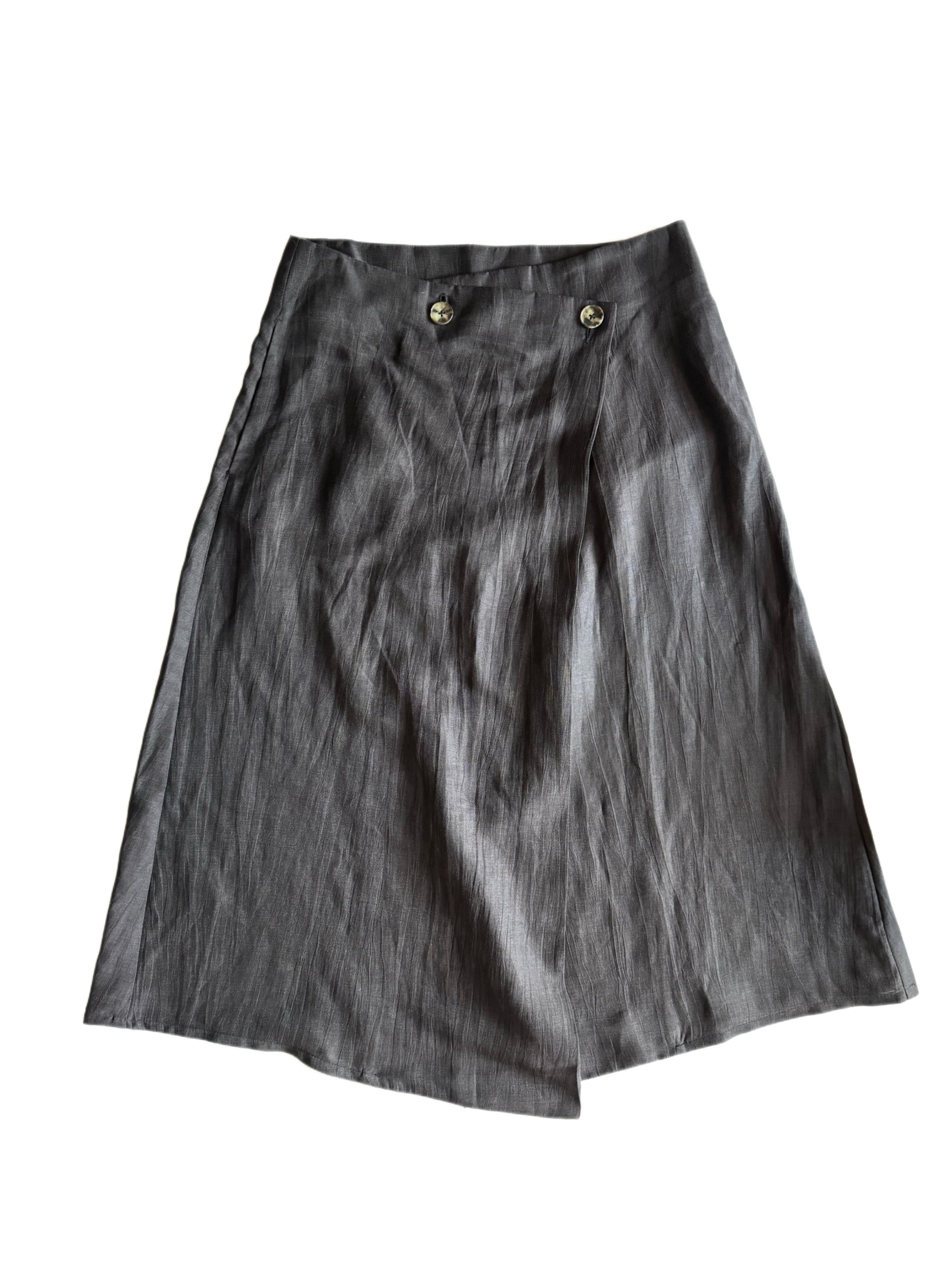 Mokka, spódnica kopertowa, Wrap Skirt