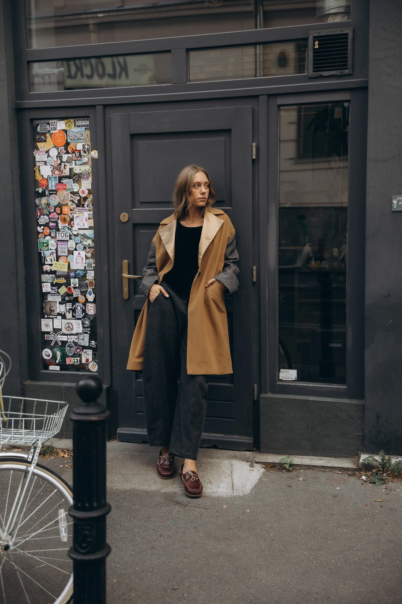 Ane Coat, prosty płaszcz