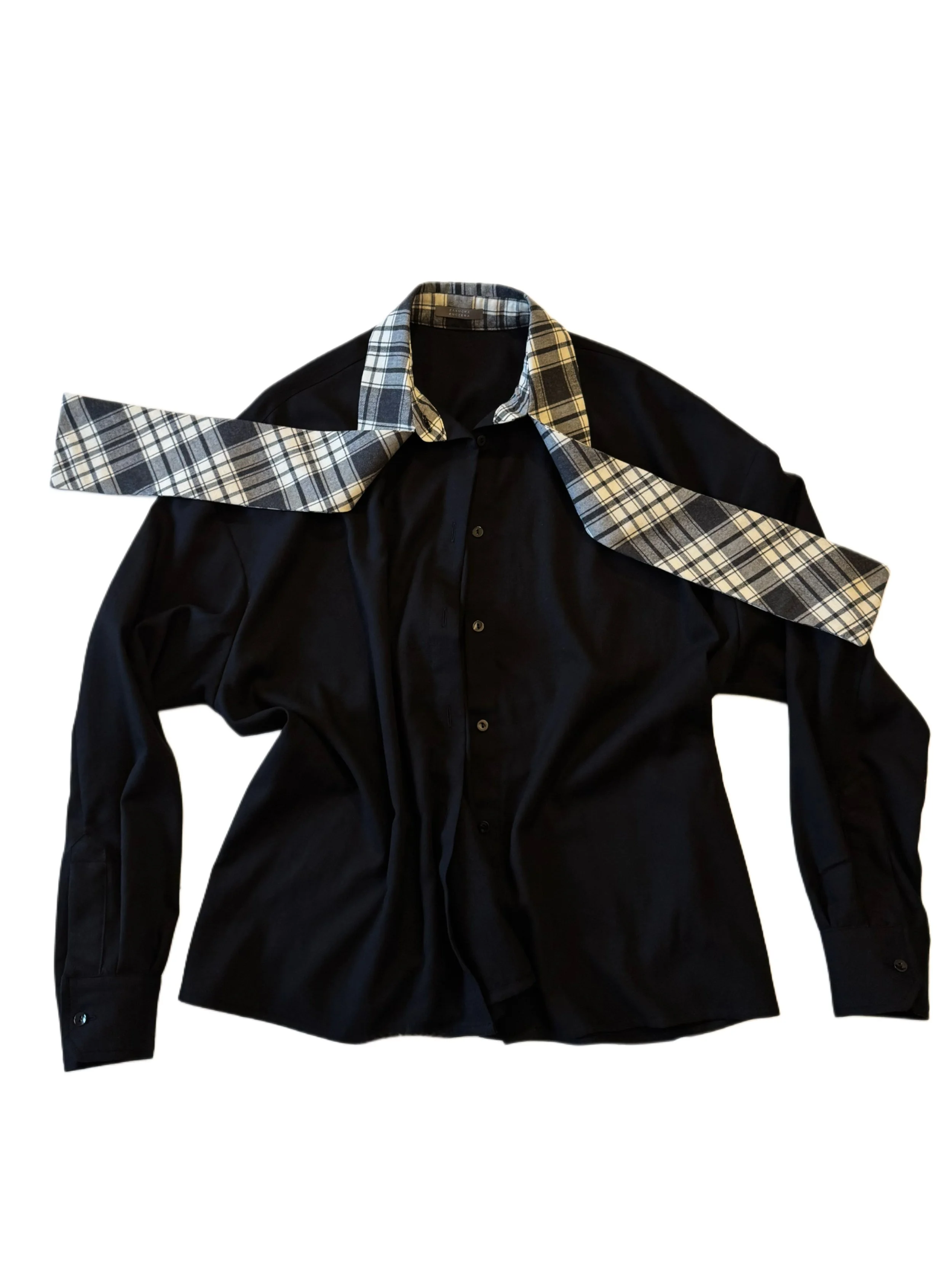 clara-czarna-koszula-z-bawelnianej-flaneli-z-kraciastym-kolnierzykiem-wiazanym-w-muszke-kokardke-zabot-cotton-flannel-flanelka-shirt-zalucka-kuczera-black-and-checks-.JPEG