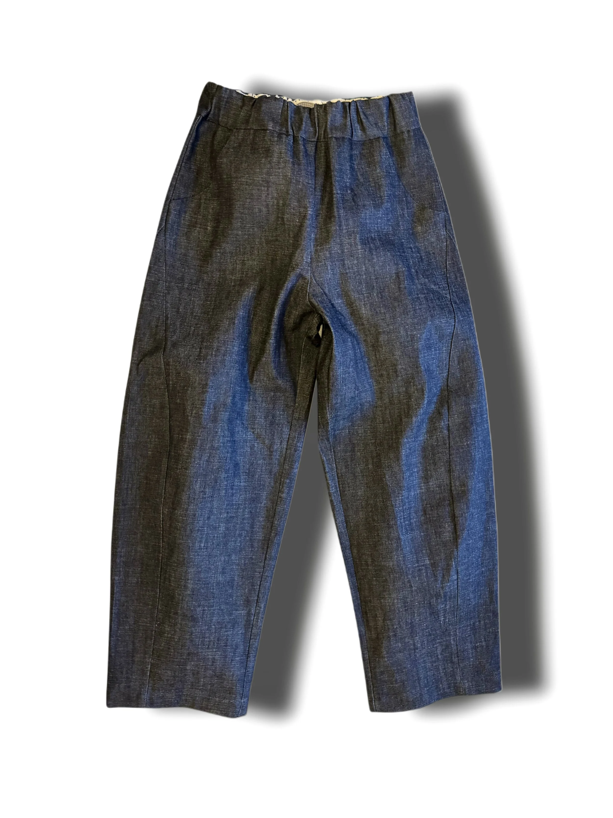 Eva II, spodnie denimowe w kolorze ciemnego granatu