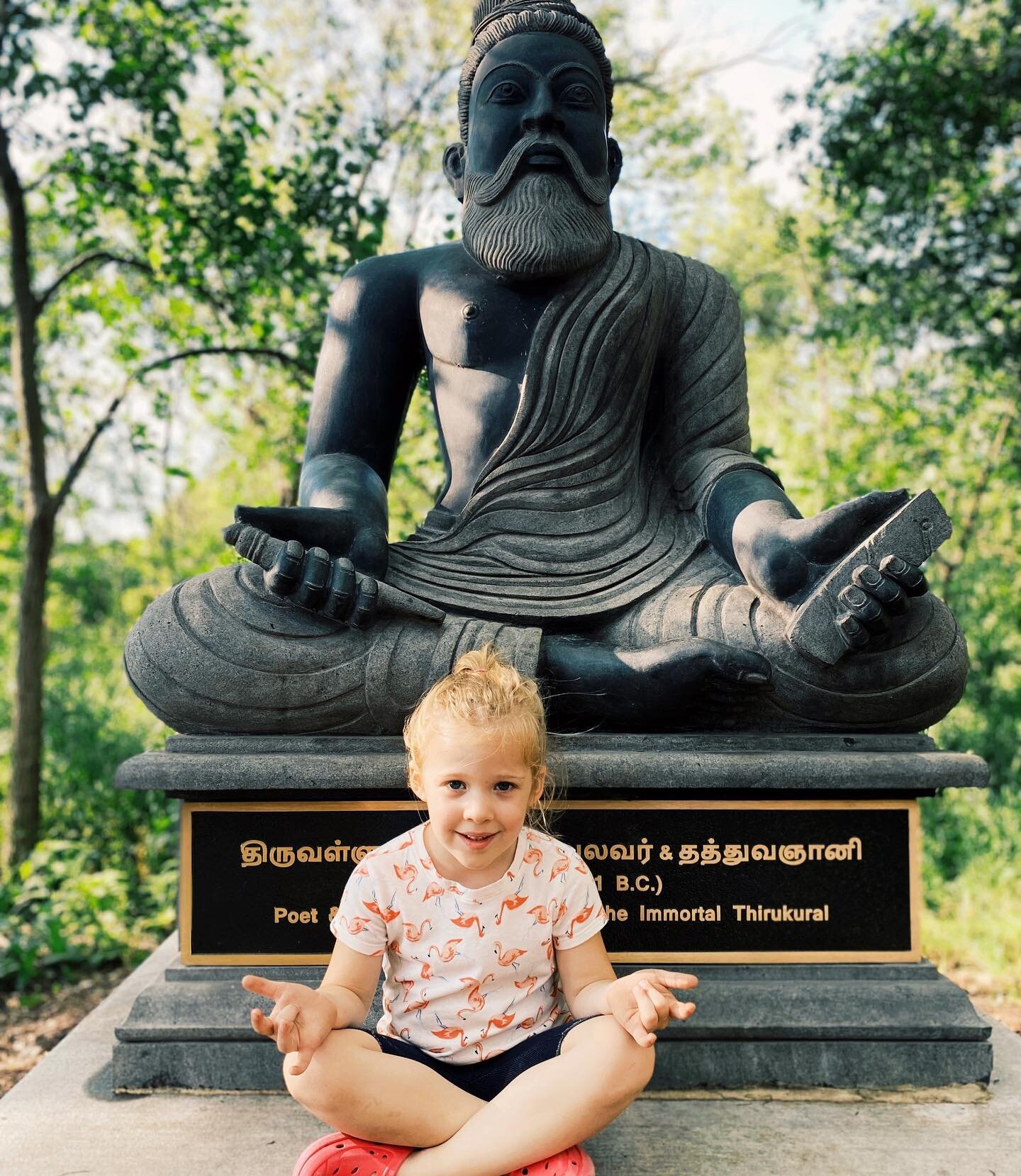 Love yoga for its physical and mental benefits. Just taking a moment to be present, noticing the beauty all around you, and finding joy from within is the best. 
.
.
.
#yogaeveryday #yogaeverywhere #kidsyoga #hopalongyogi