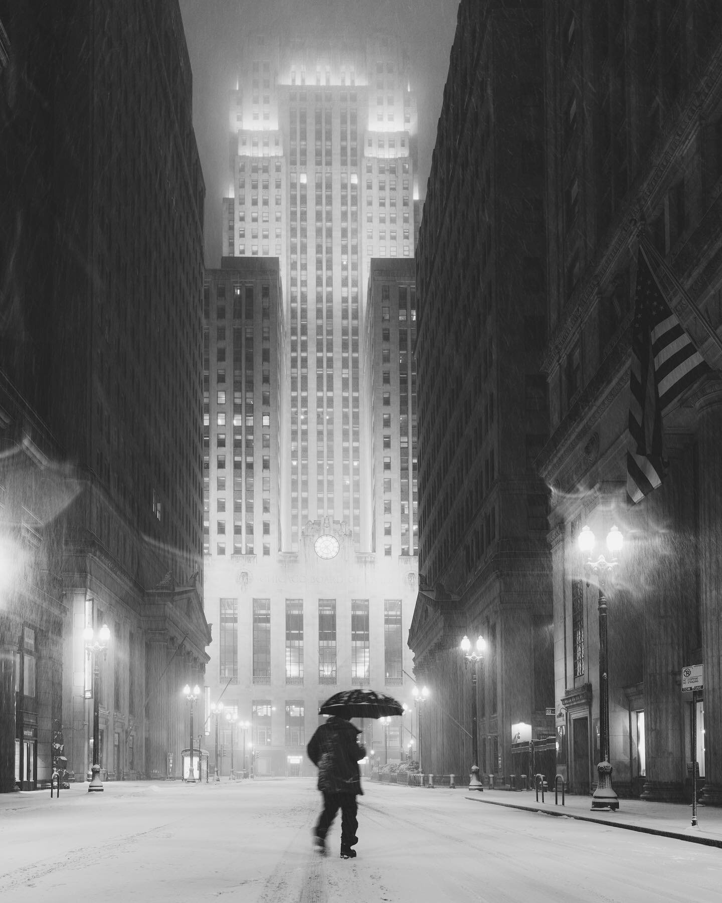Self-portrait. City of Broad Shoulders. Lasalle Street, Chicago. #chiberia #selfportrait #photographer #artist #printer #chitown #chicago #printworthy #chicagodesign #print #photograph #artprint #printforsale #artforsale #chicagoart #historicalphotog