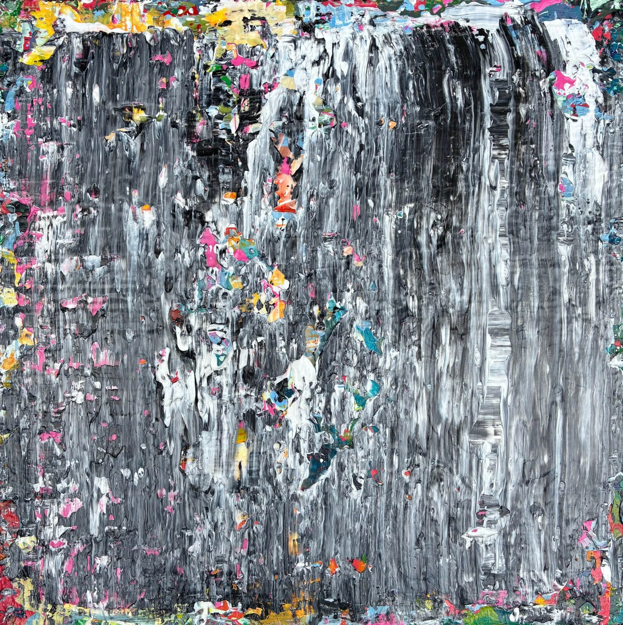 12x12 in. (30x30 cm) Acrylic on Canvas.