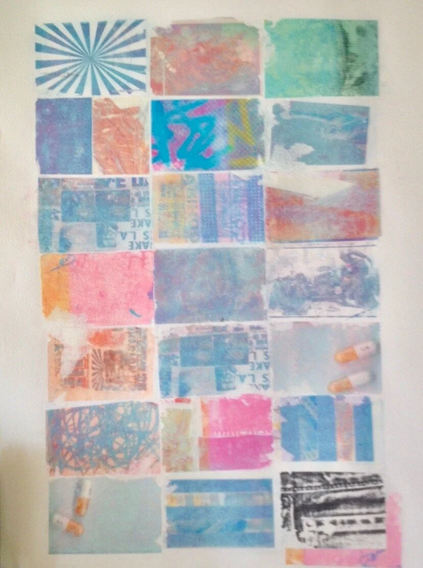 22x40 in. (56x102 cm) Ink Transfer on Archival Paper.