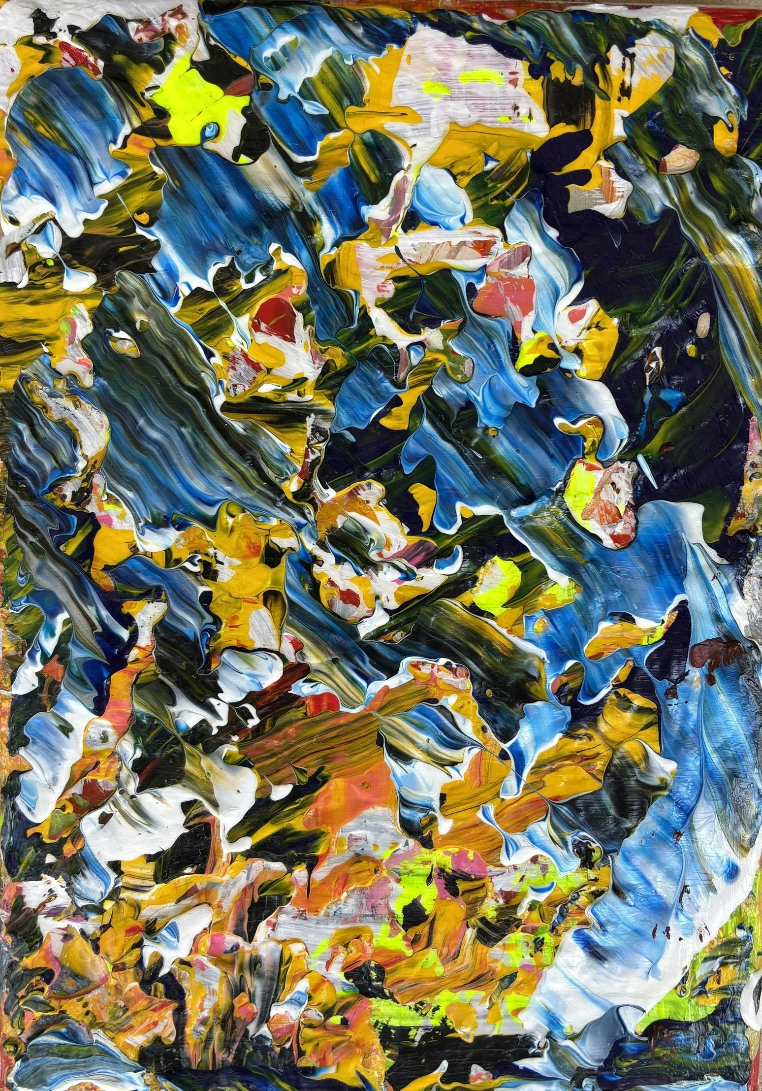 5x7 in. (13x18 cm) Acrylic on Canvas.