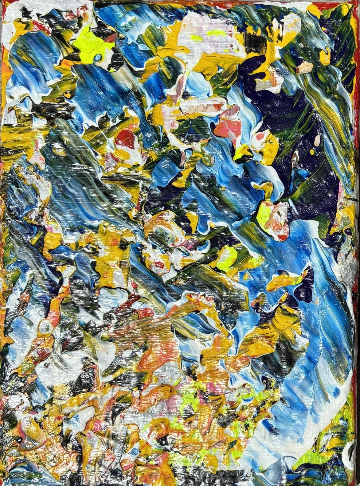 5x7 in. (13x18 cm) Acrylic on Canvas.