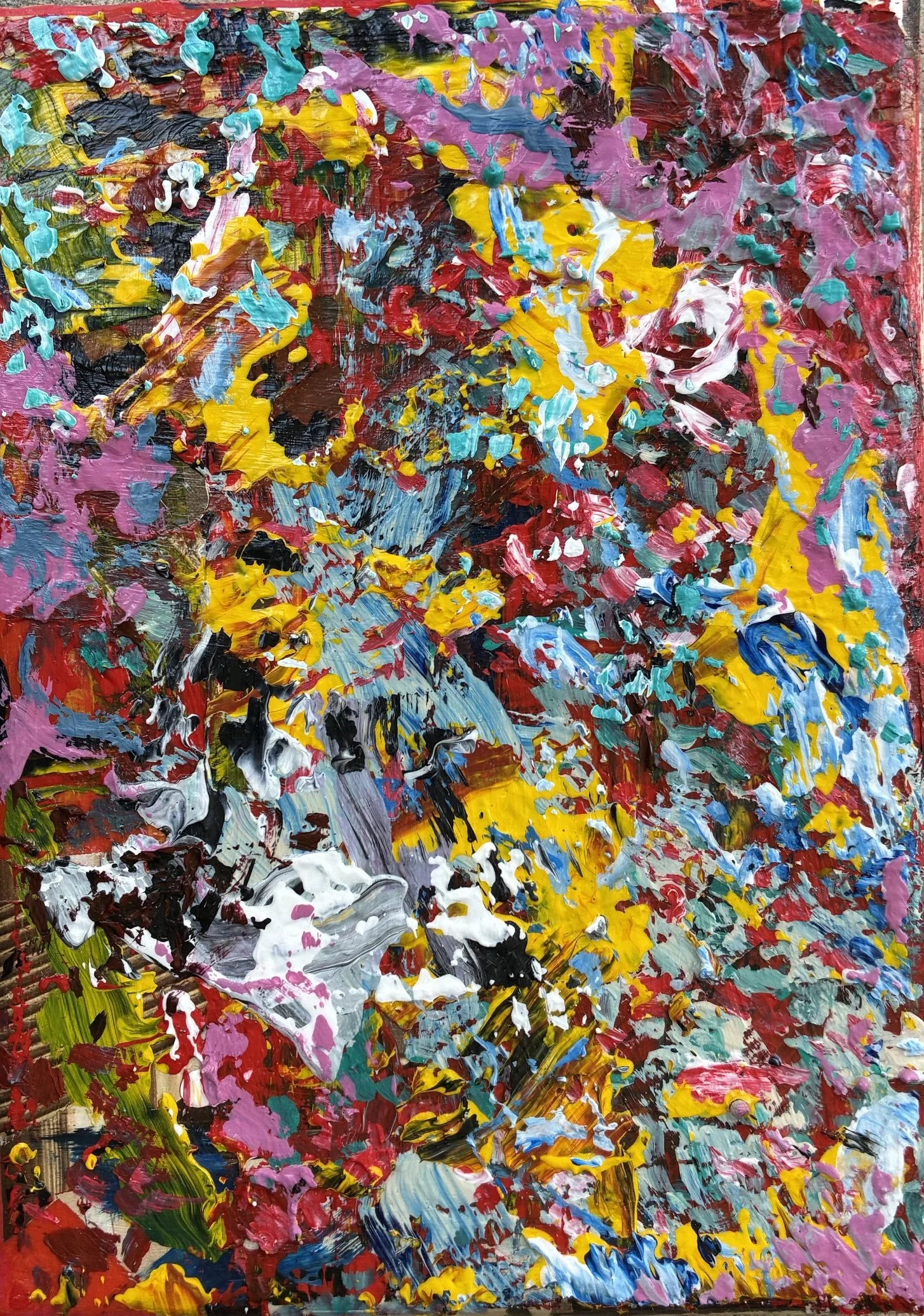 5x7 in. (13x18 cm) Acrylic on Canvas.