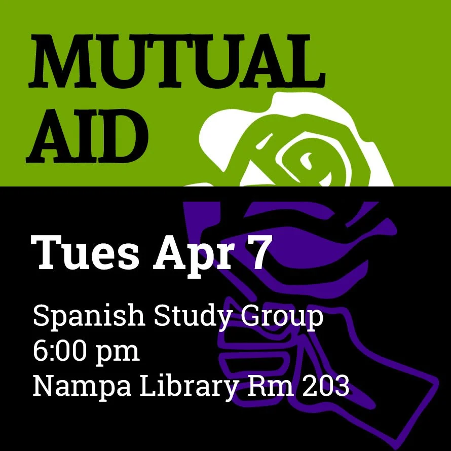 Mutual Aid: Spanish Study Group