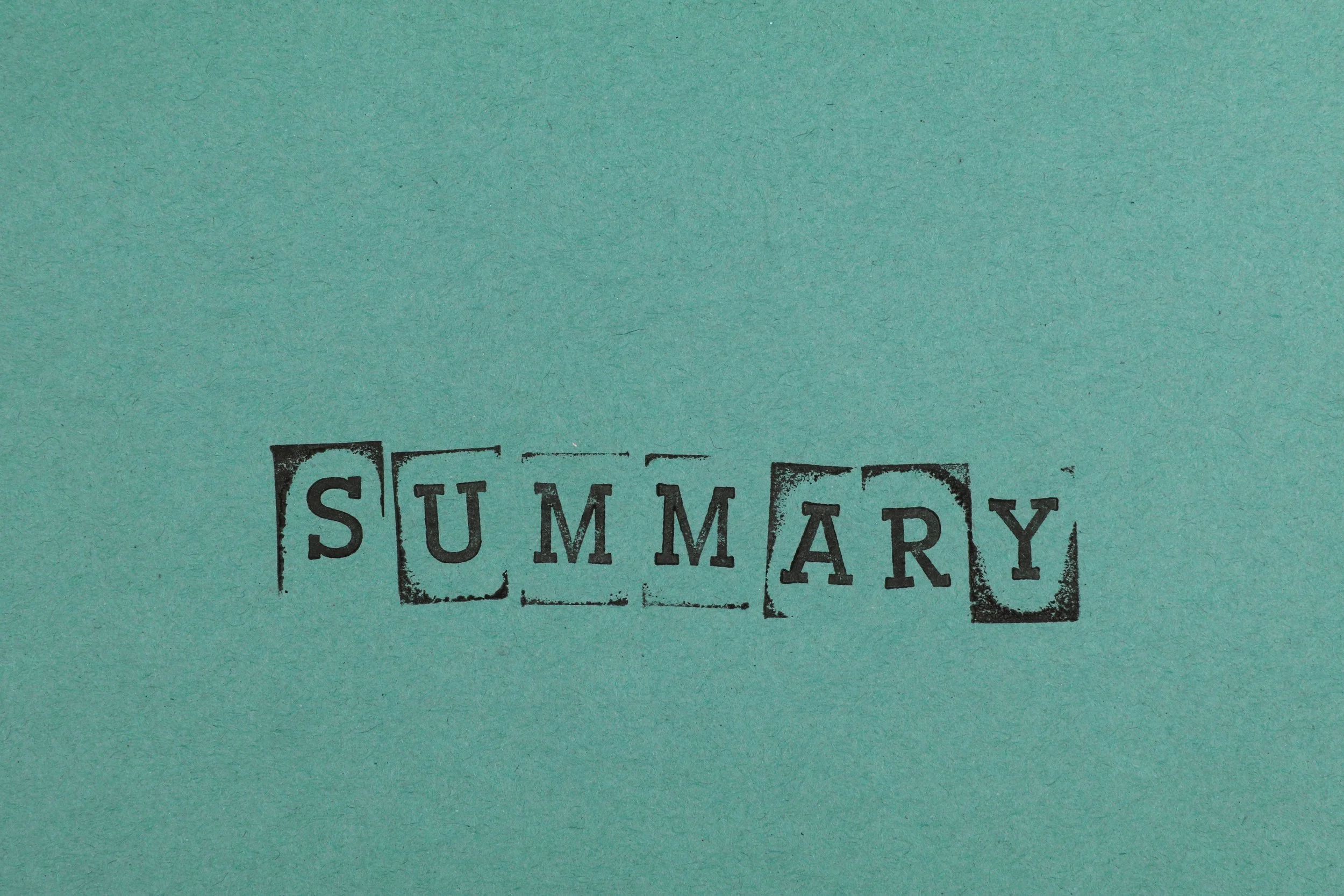 Summaries