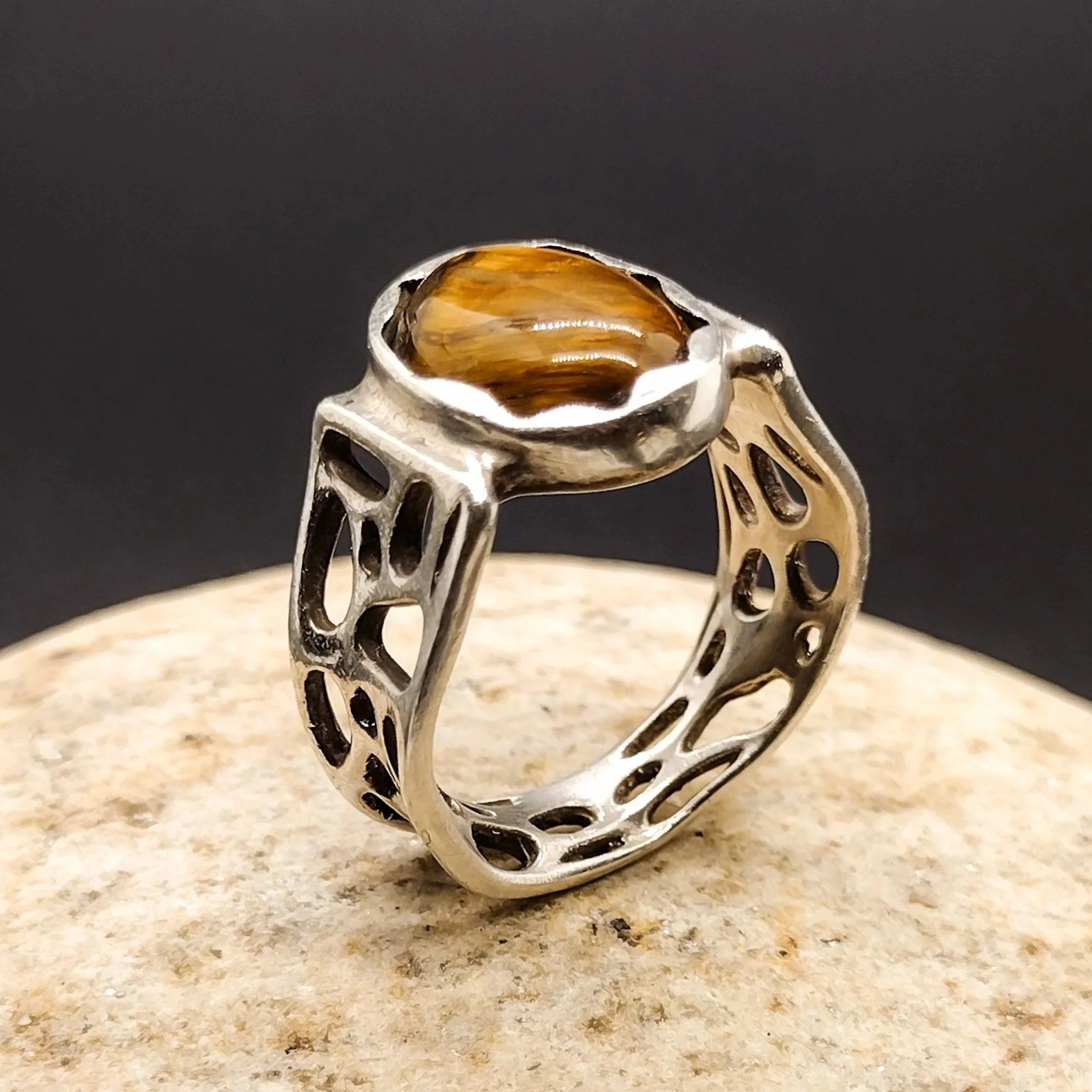 PIEDRA RING - TIGER EYE