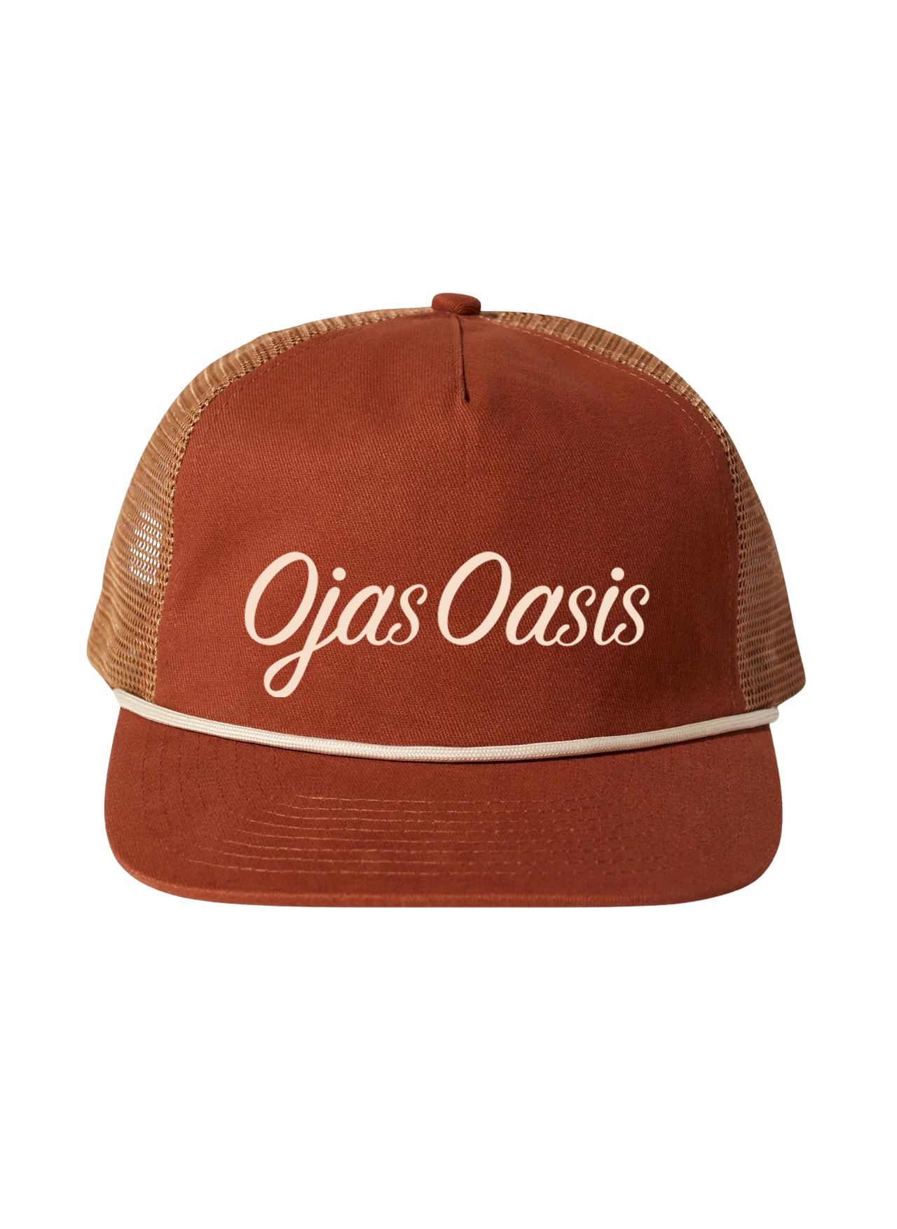 Ojas Oasis Logo Trucker Hat — First Edition
