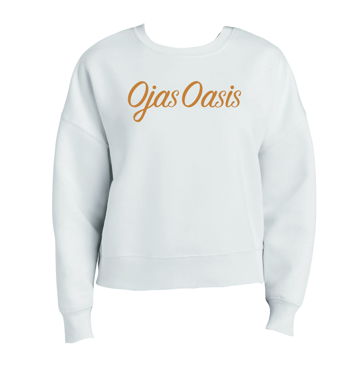Ojas Oasis Women’s Cropped Logo Crewneck