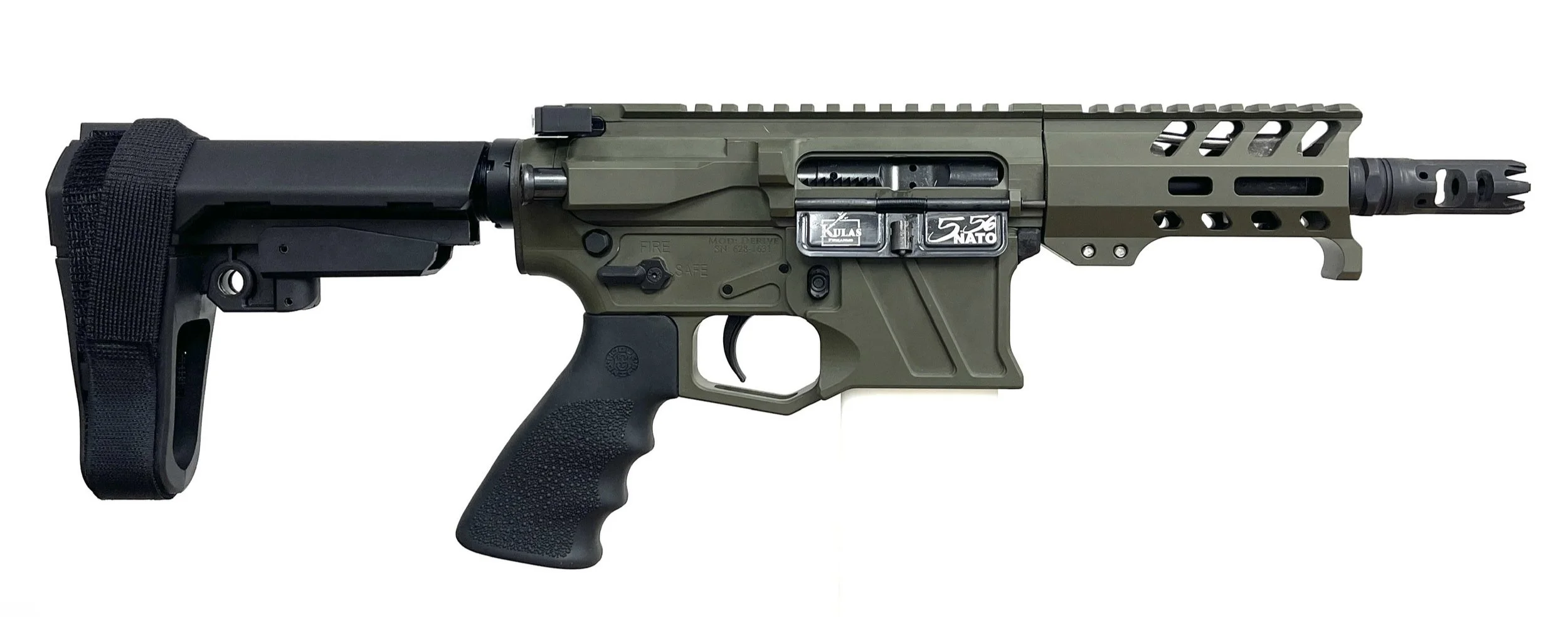5" Straight Tube "Base Model" in O.D. Green