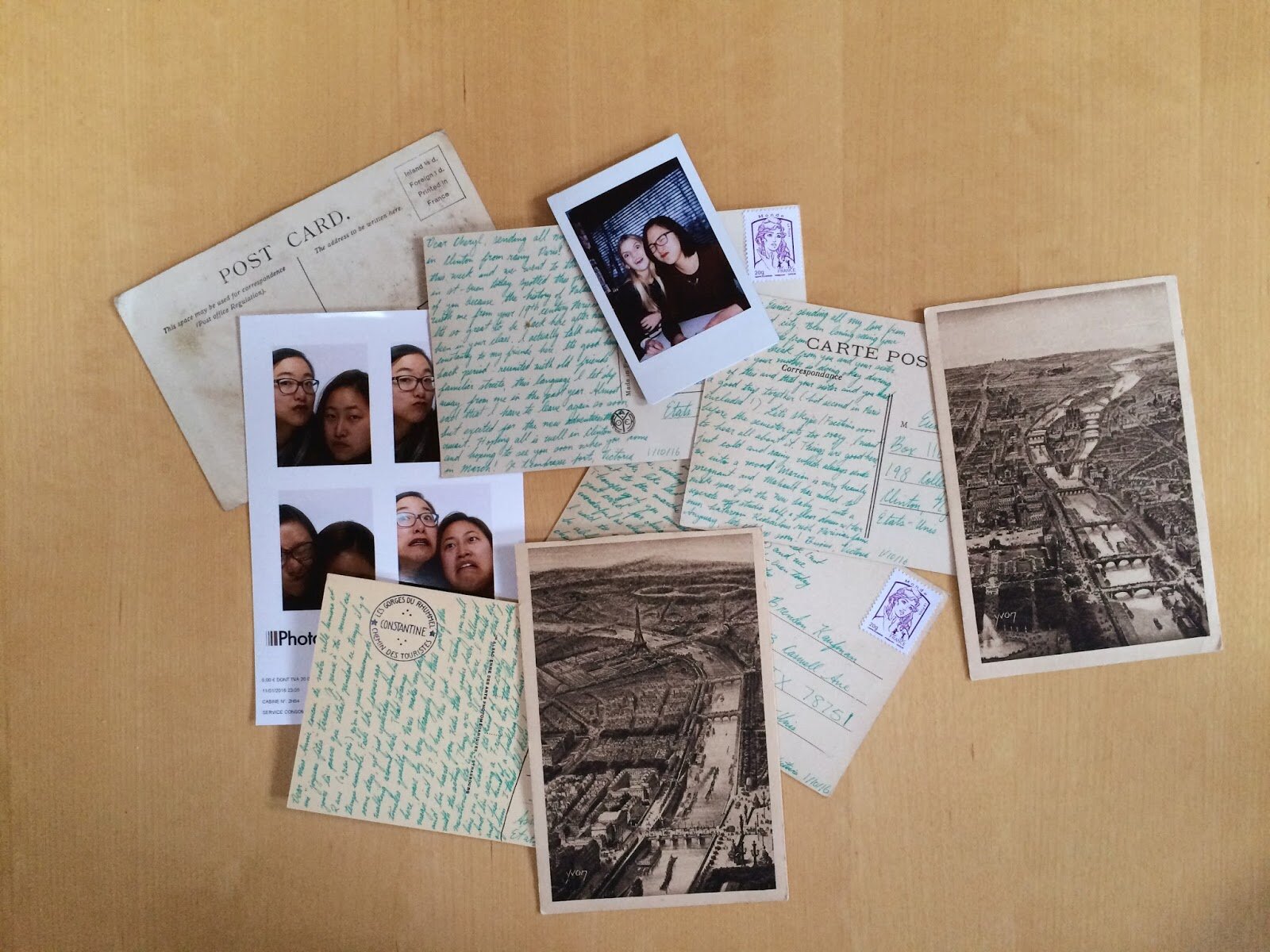 to friends : early january postcards