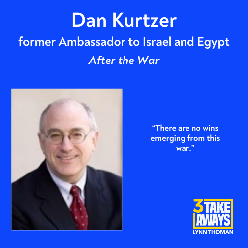 After the War: 3 Surprising Truths About the Middle East - with Ambassador Dan Kurtzer  (#295) 