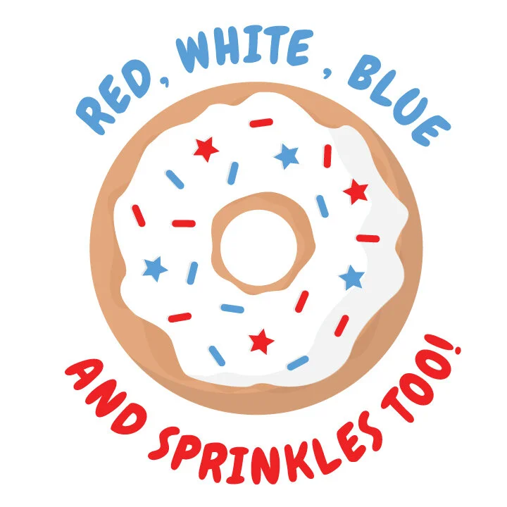 July 4th Donut