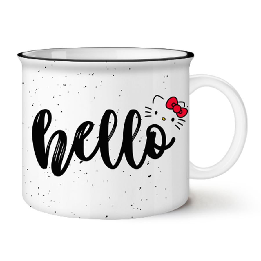 Sanrio Hello Kitty Script Camper Mug