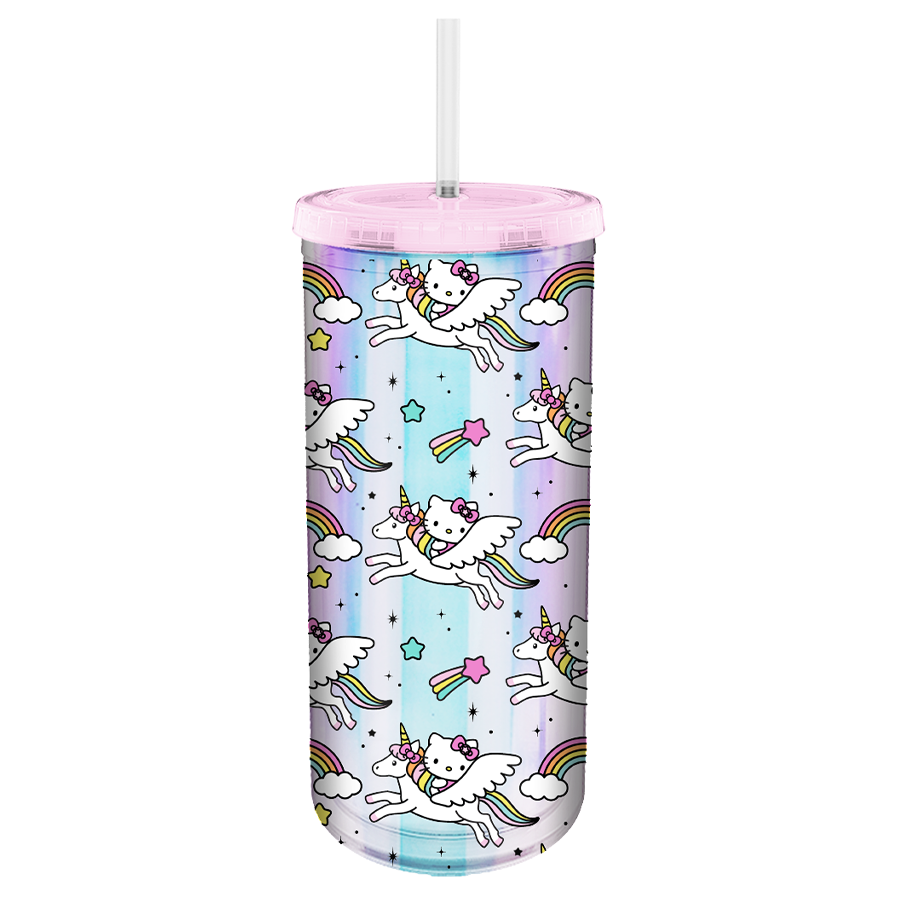 Sanrio Hello Kitty Unicorns Iridescent Tumbler
