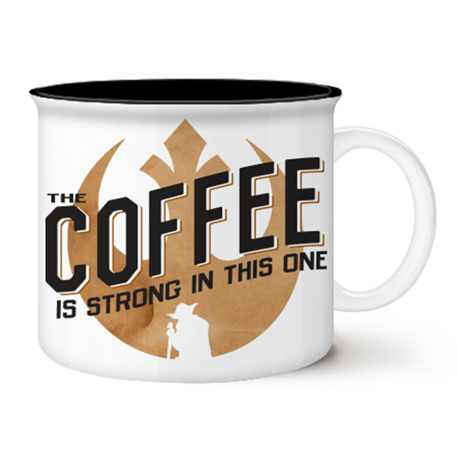 Star Wars Coffee is Strong Camper Mug