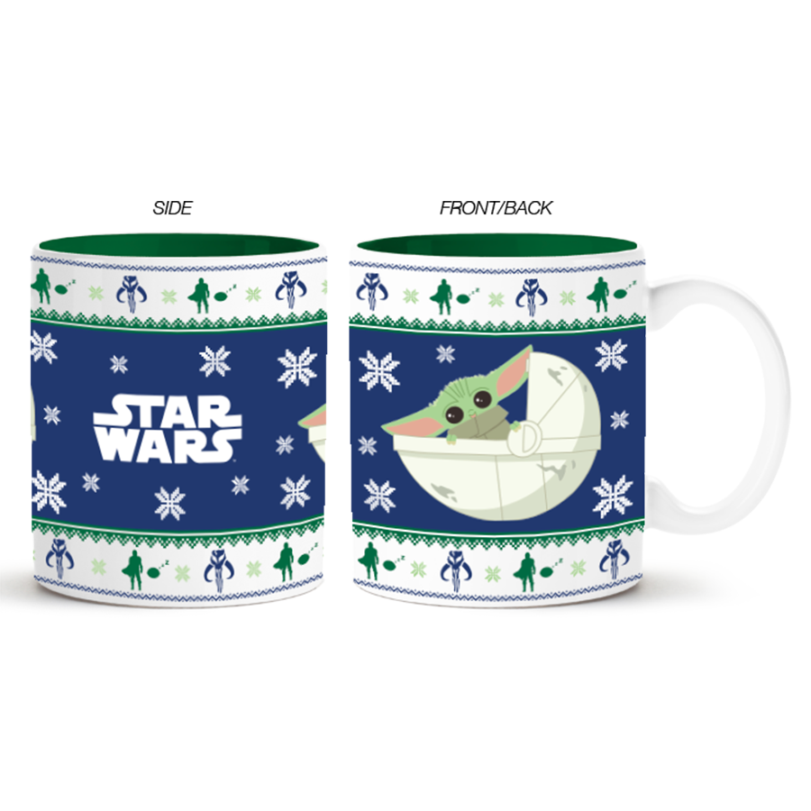 Star Wars The Mandalorian Baby Yoda Xmas Sweater Ceramic Mug