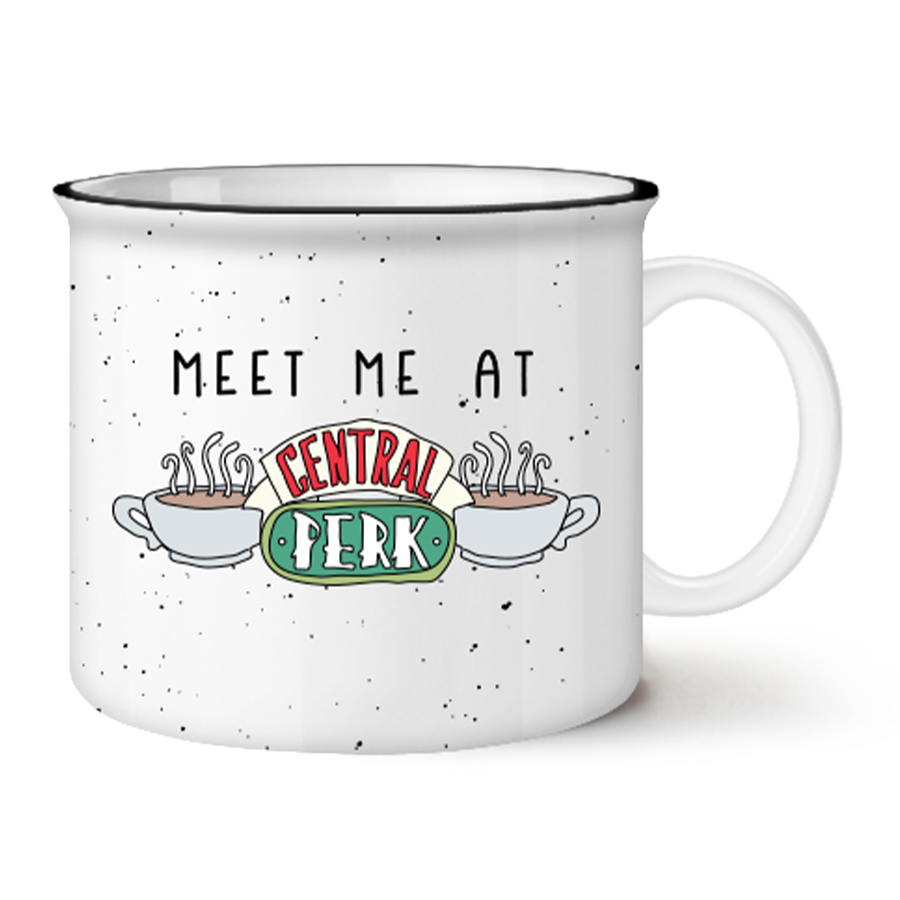 Friends Meet Me At Central Perk Camper Mug
