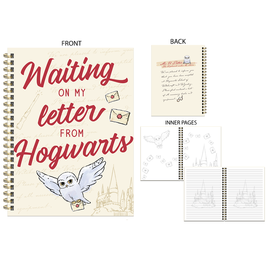 Harry Potter Waiting On My Letter Spiral Notebook