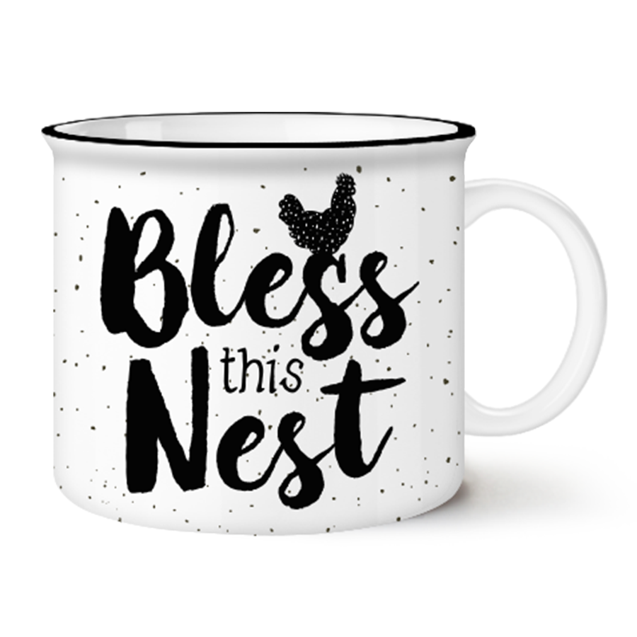 Bless This Nest Camper Mug