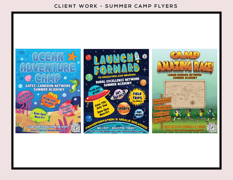 Summer Camp Flyers