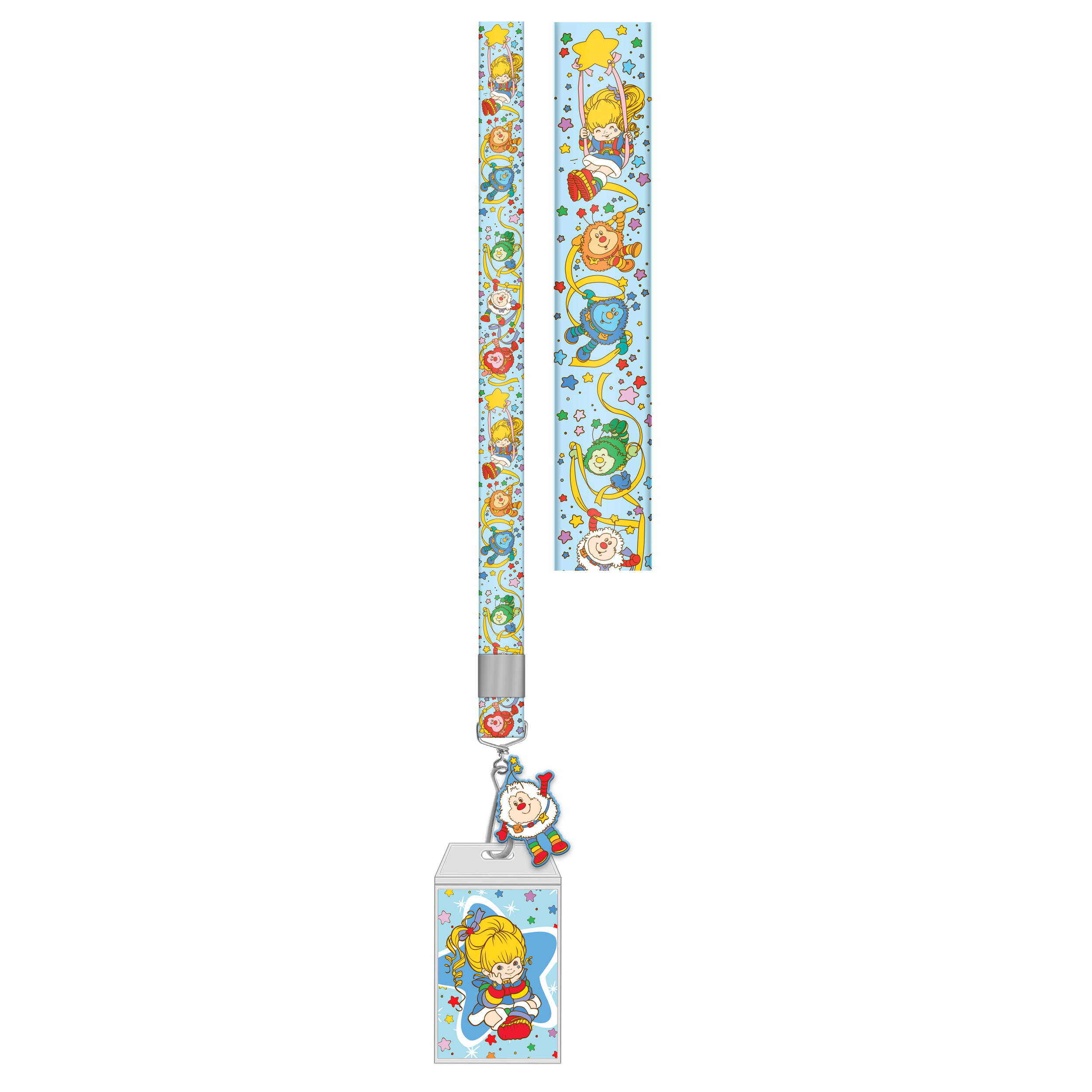 LANYARD-ID BADGE AND CHARM-RAINBOW BRITE-RB SPRITES RIBBON STARS-AA101823387.png