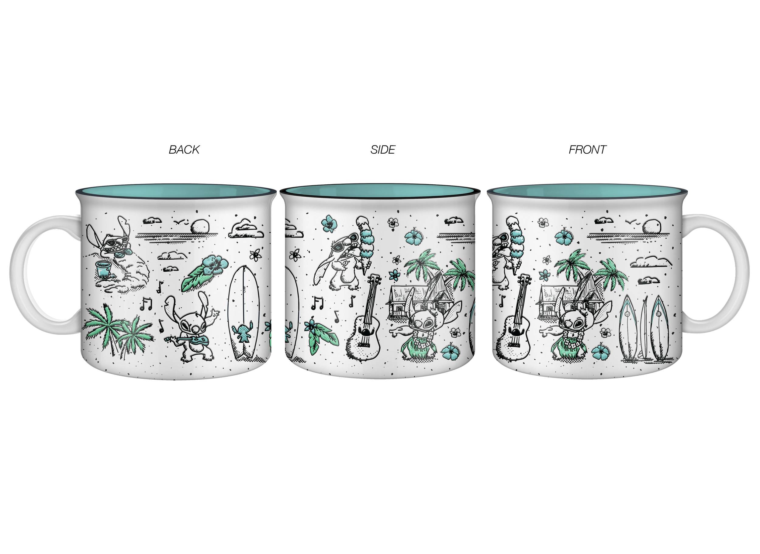 CERAMIC MUG-WAX RESIST-CAMPER 20 OZ-DISNEY-LILO AND STITCH-HAWAII DESTINATION-AA072320300.png