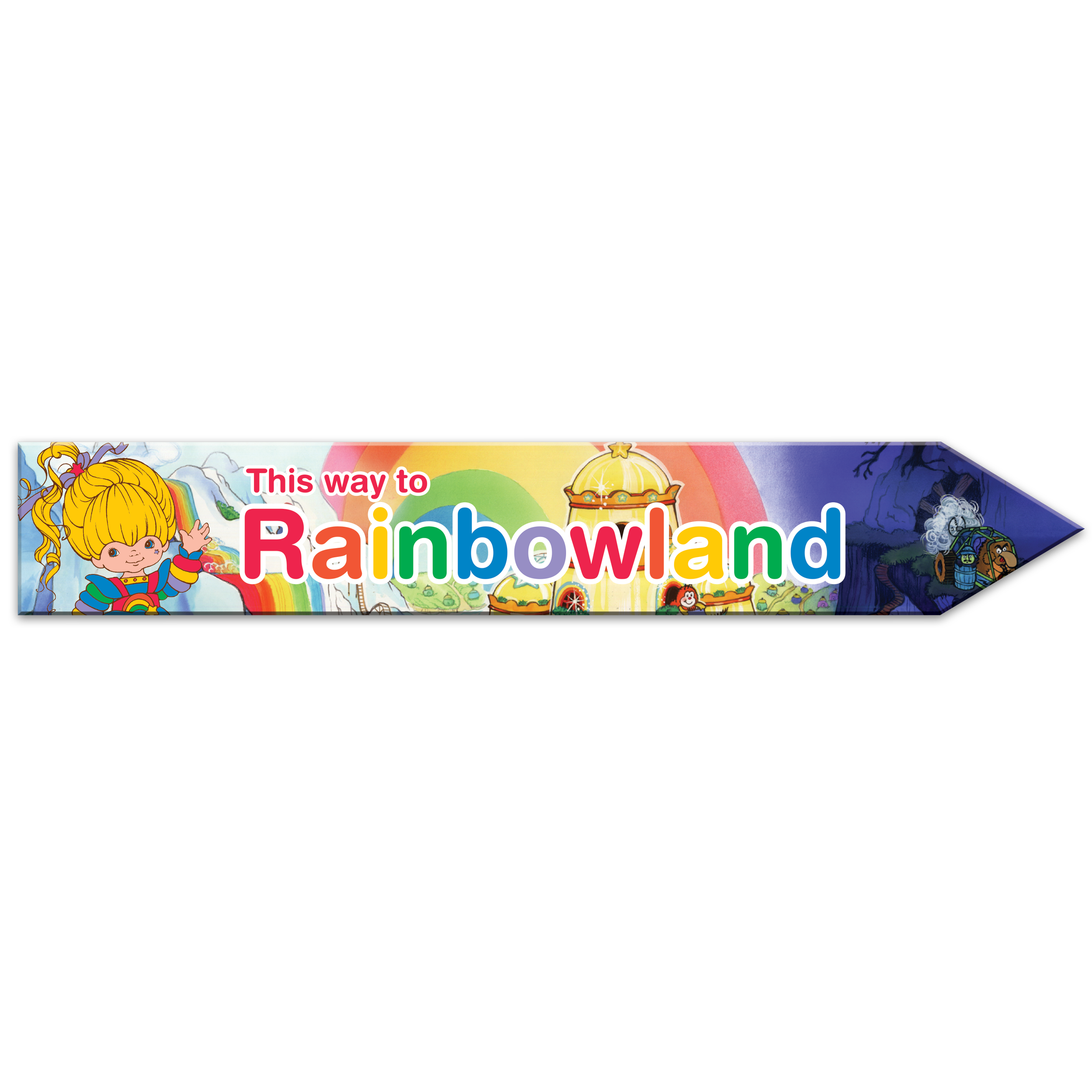WALL ART-ARROW MDF WALL SIGN-RAINBOW BRITE-THIS WAY TO RAINBOW LAND-AA102523415.png