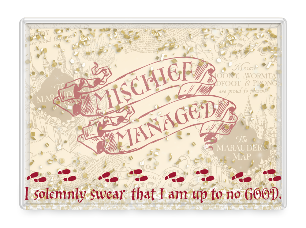 SNOW GLOBE PHOTO FRAME-WB-HARRY POTTER-MISCHIEF MANAGED SOLEMNLY SWEAR MAP-AA010419022.png
