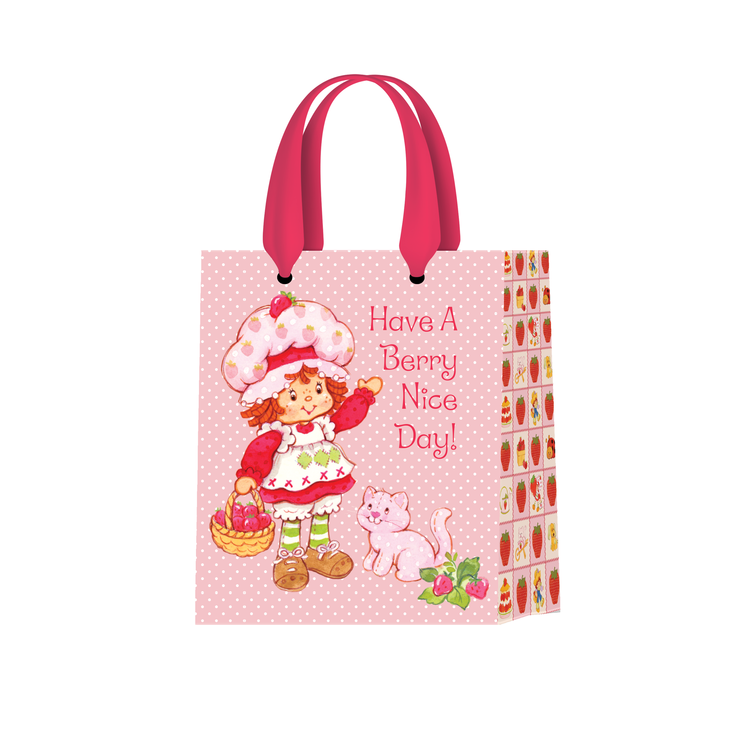 GIFT BAG-7.5x9.5-STRAWBERRY SHORTCAKE-ICON CHARACTER GRID-AA011524487.png