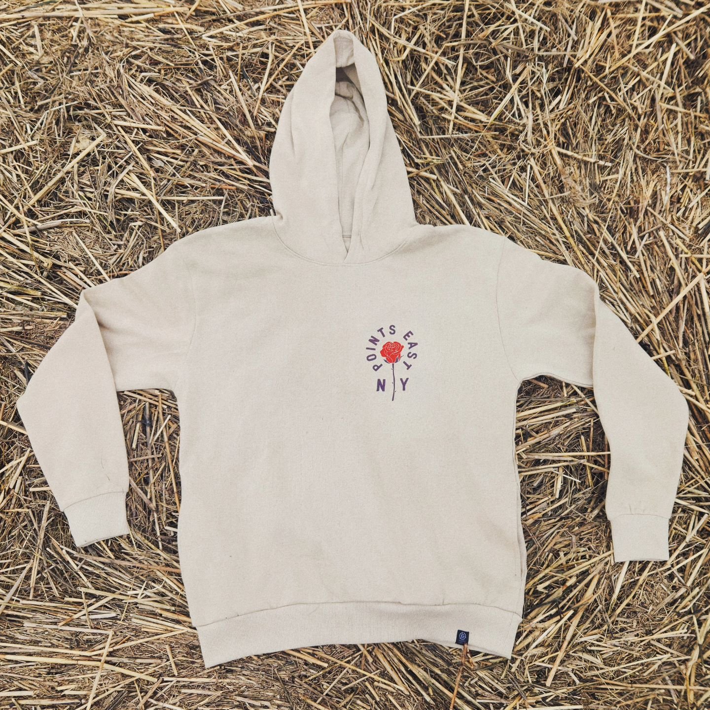 We don't make hoodies often, but when we do, we make sure they're above and beyond. The new Reclaim hoodie is made from 100% post industrial fabric and printed with reclaimed ink. Oh, the pockets? They're hidden in the side seams. Available now, but 