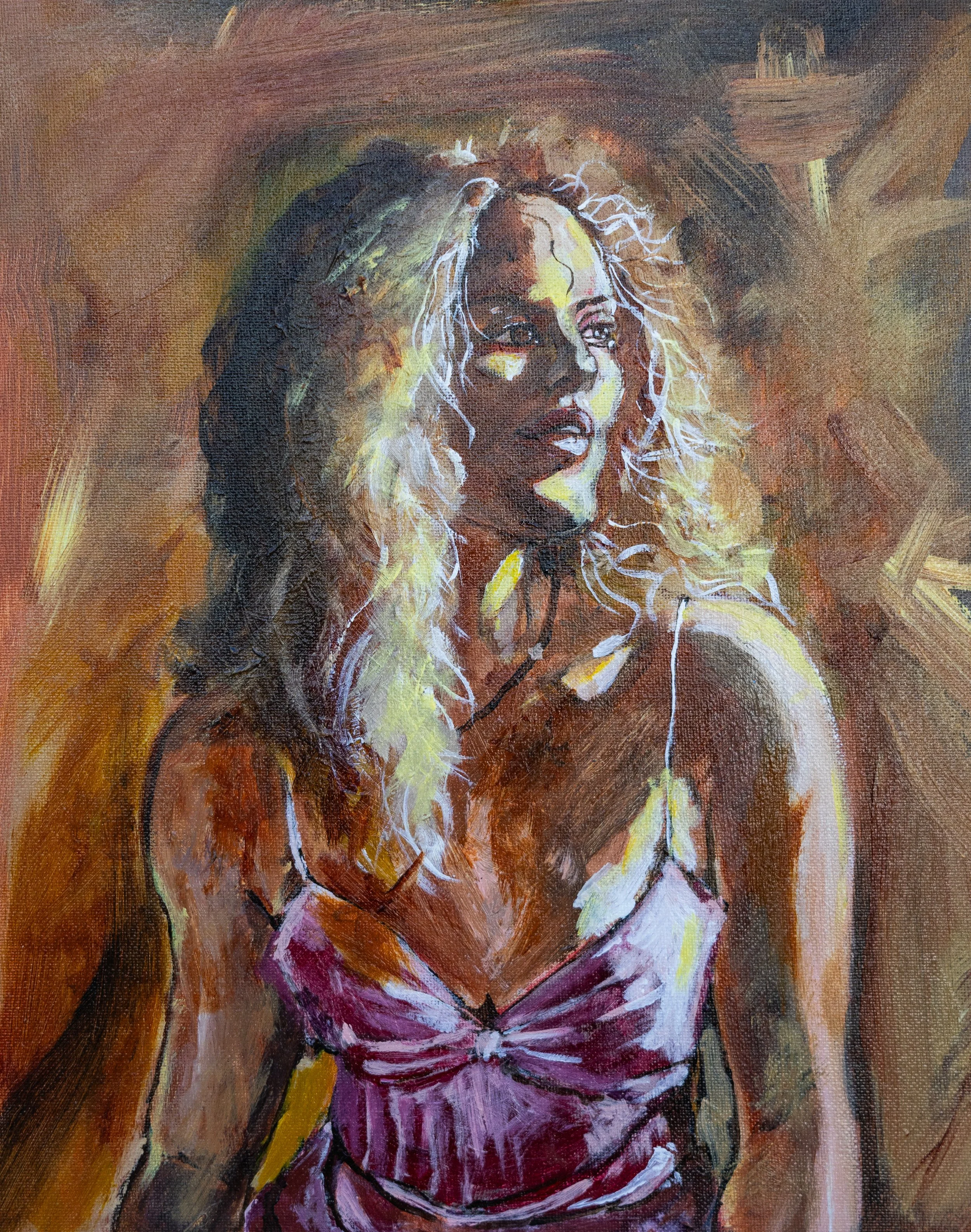 Ready || Acrylic on Canvas 14"x18"