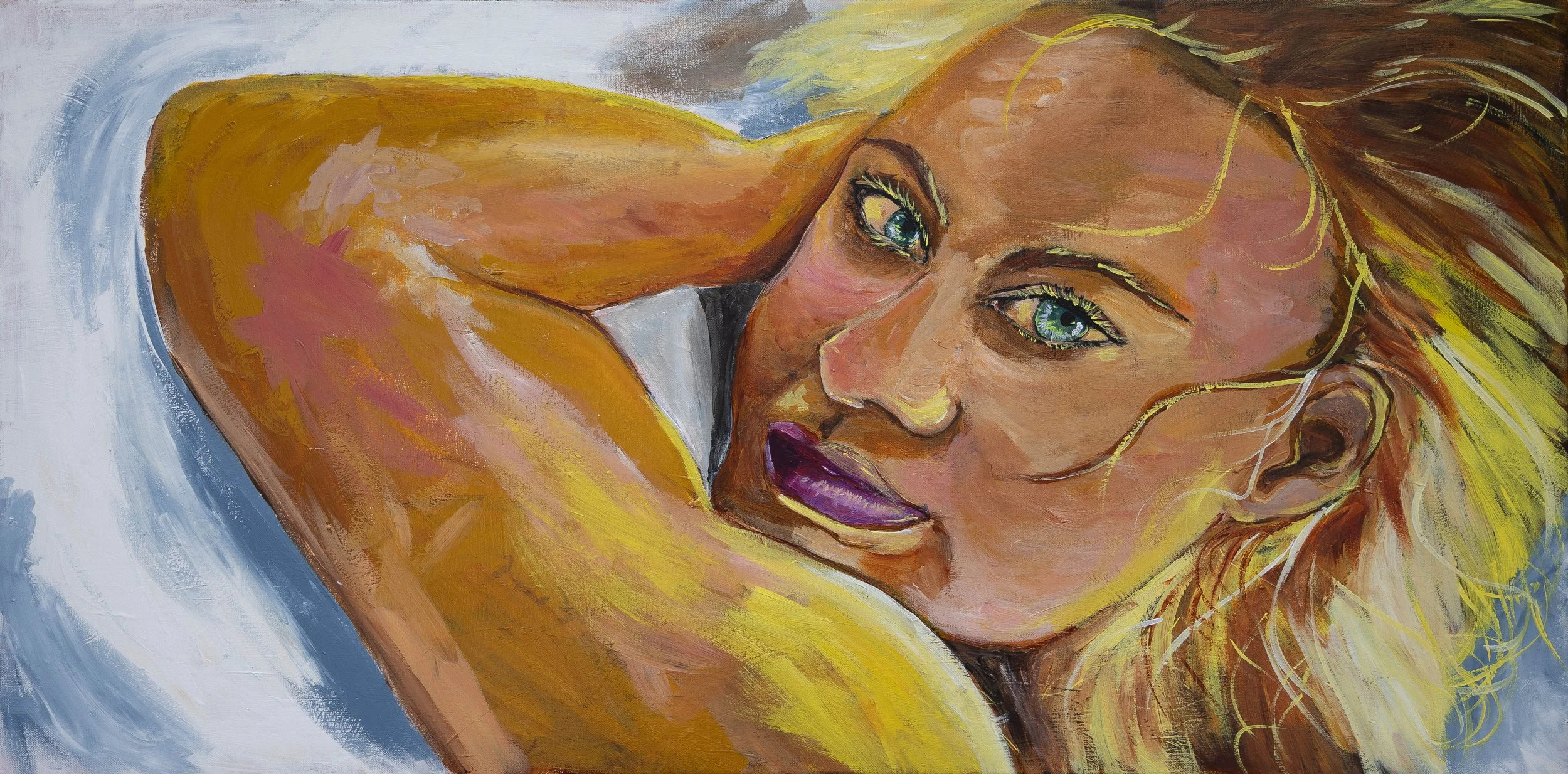 After || Acrylic on Canvas, 24"x48"