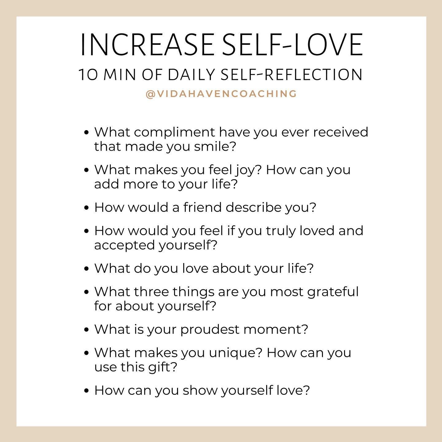 Some journaling prompts to focus inwards, help increase self-love and start the week off on a good foot.