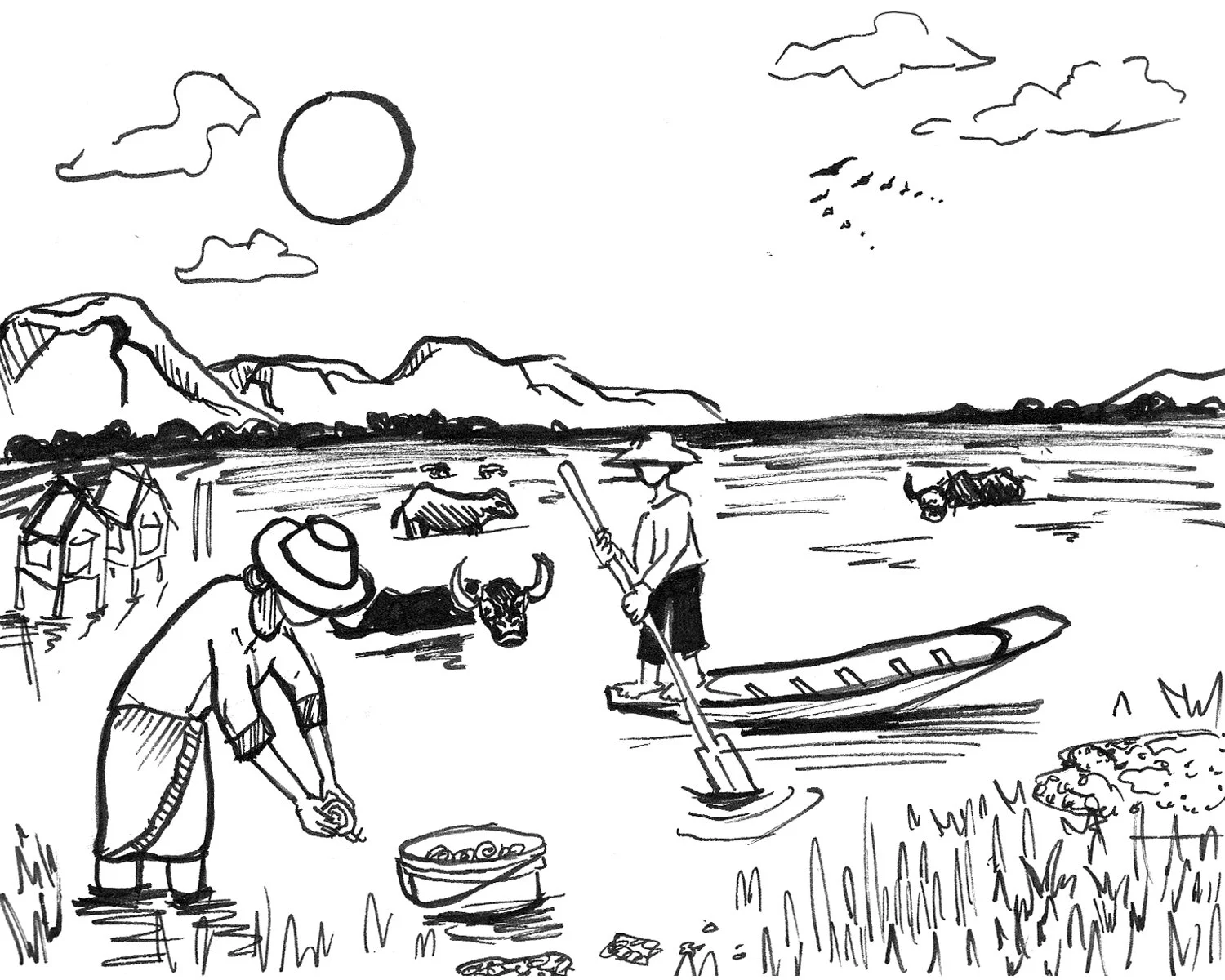 The wetlands were once a fertile source for food and cultural sustenance.