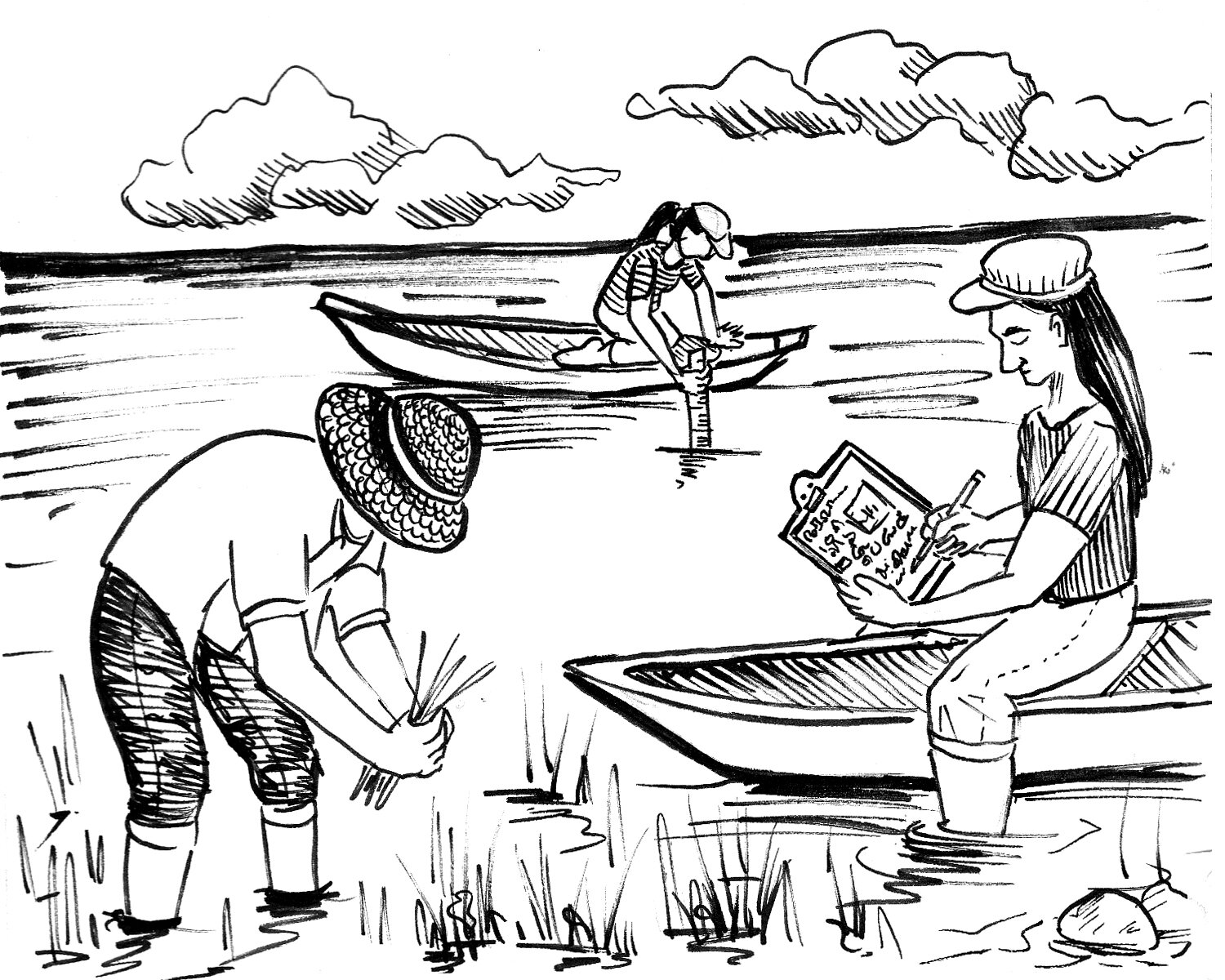 Starting in 2001, Rasi Salai villagers welcomed “Thai Baan” community based research when local dam-affected men and women served as citizen scientists to collect data on changes to the river.