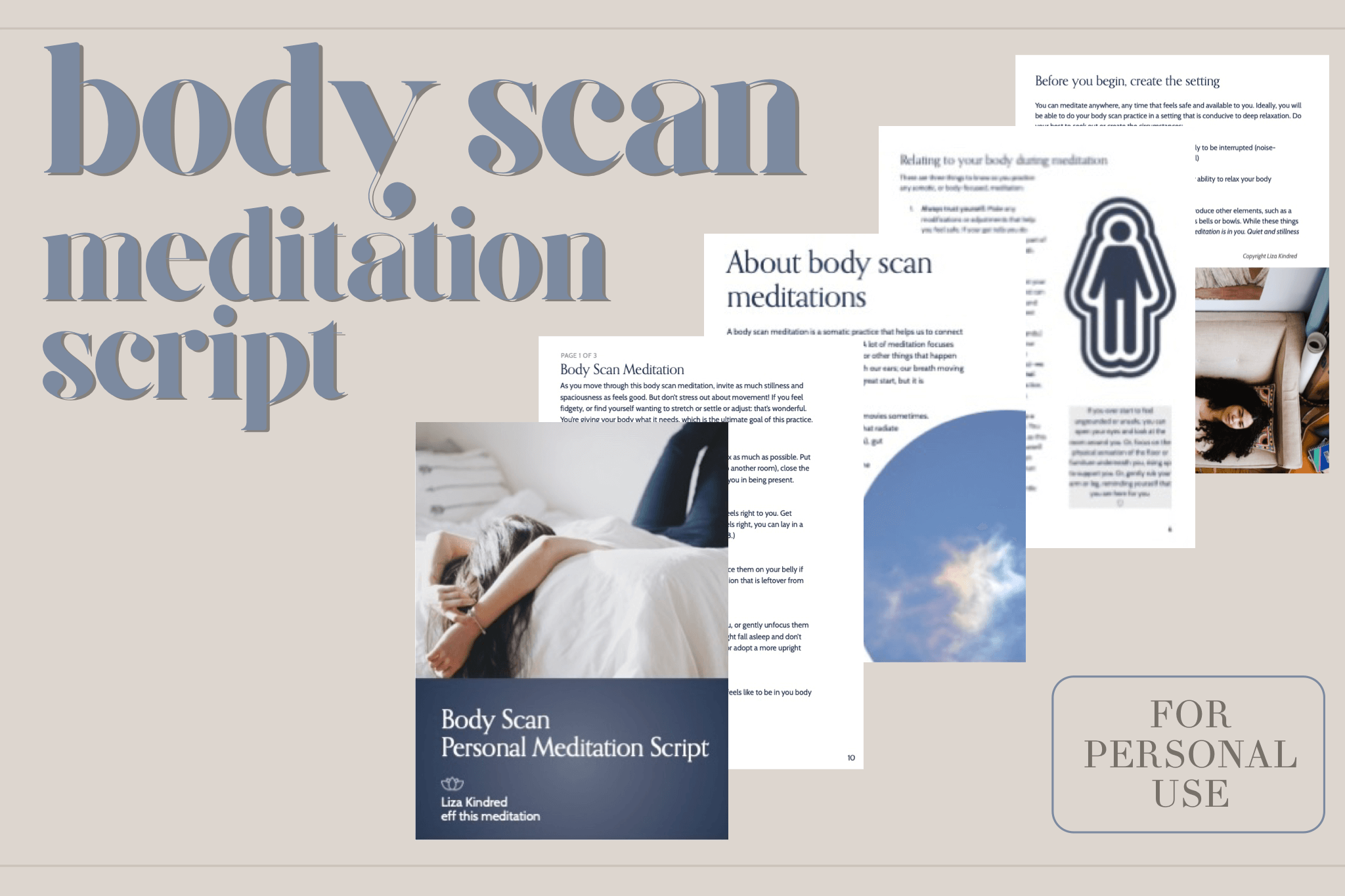 Body Scan Script — this meditation